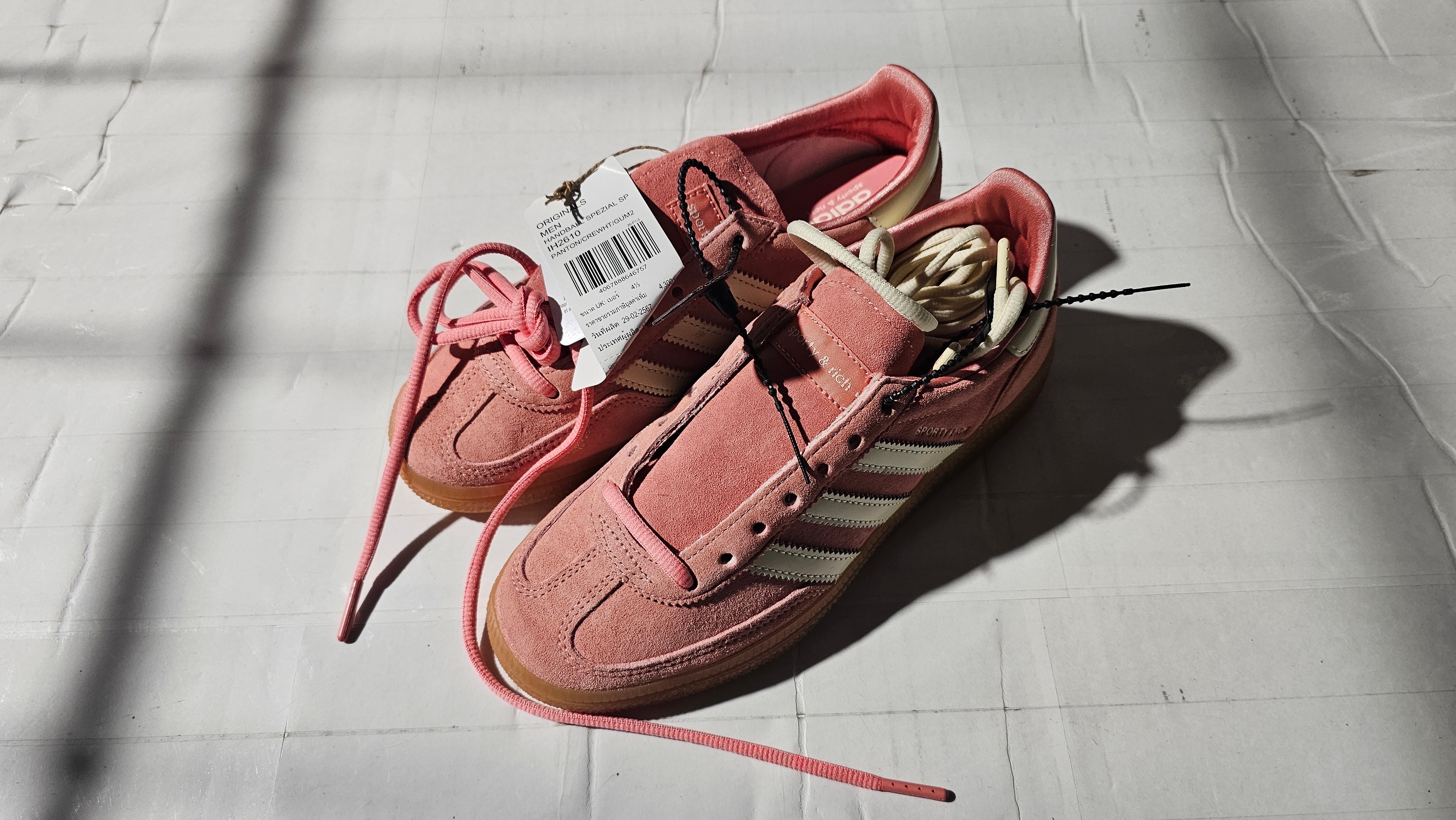 Sporty & Rich × adidas Handball Spezial "Pantone/Cream White/Gum"