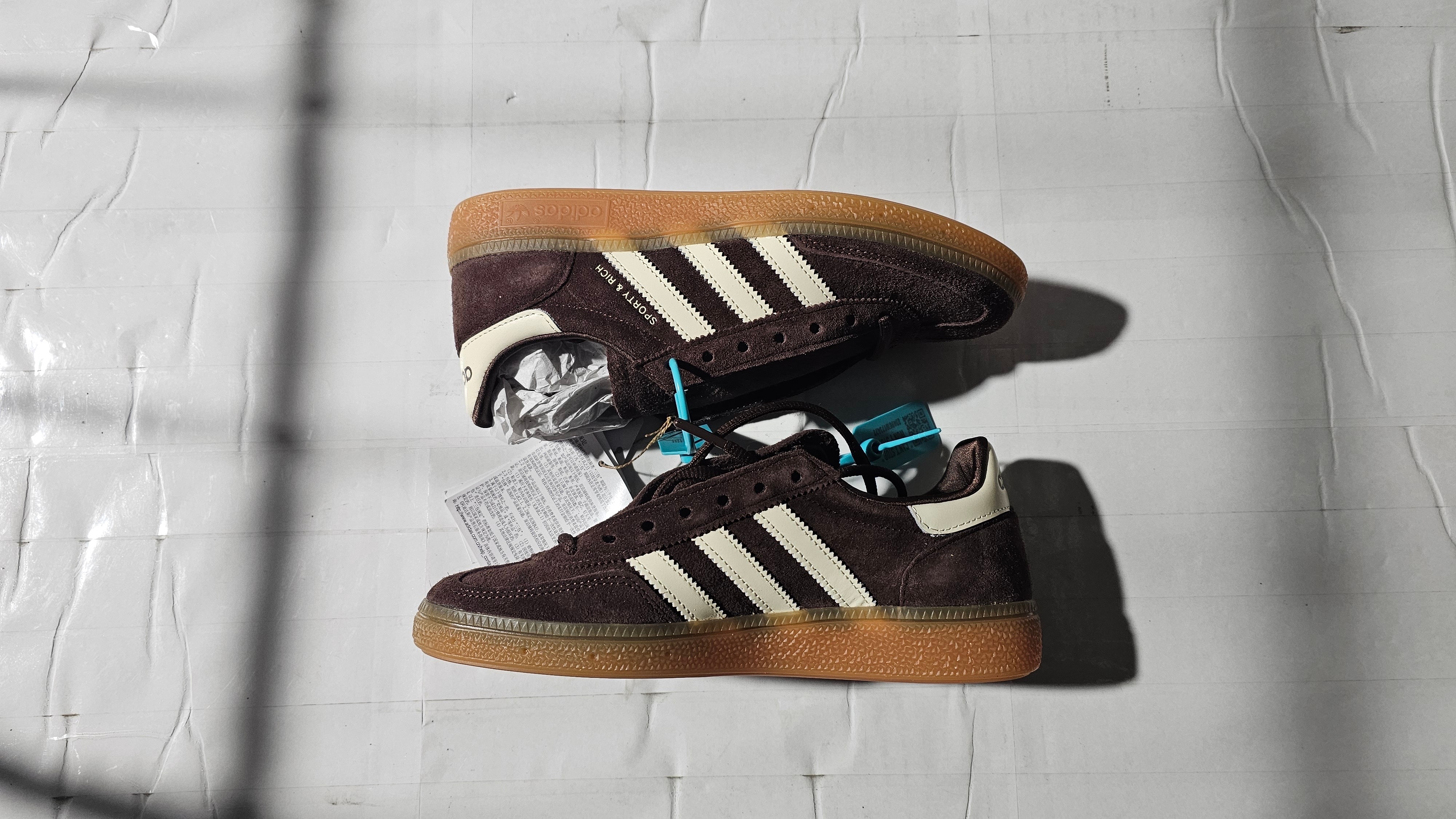Sporty & Rich × adidas Handball Spezial "Auburn/Cream White/Gum"