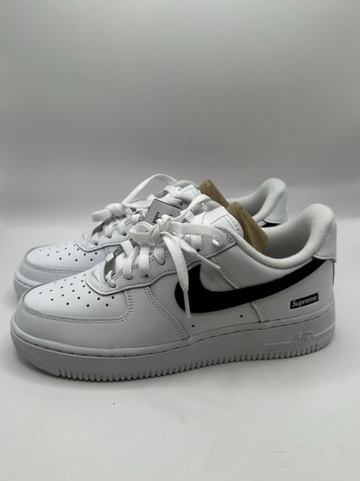 Supreme × Nike Air Force 1 Low "White/Black"