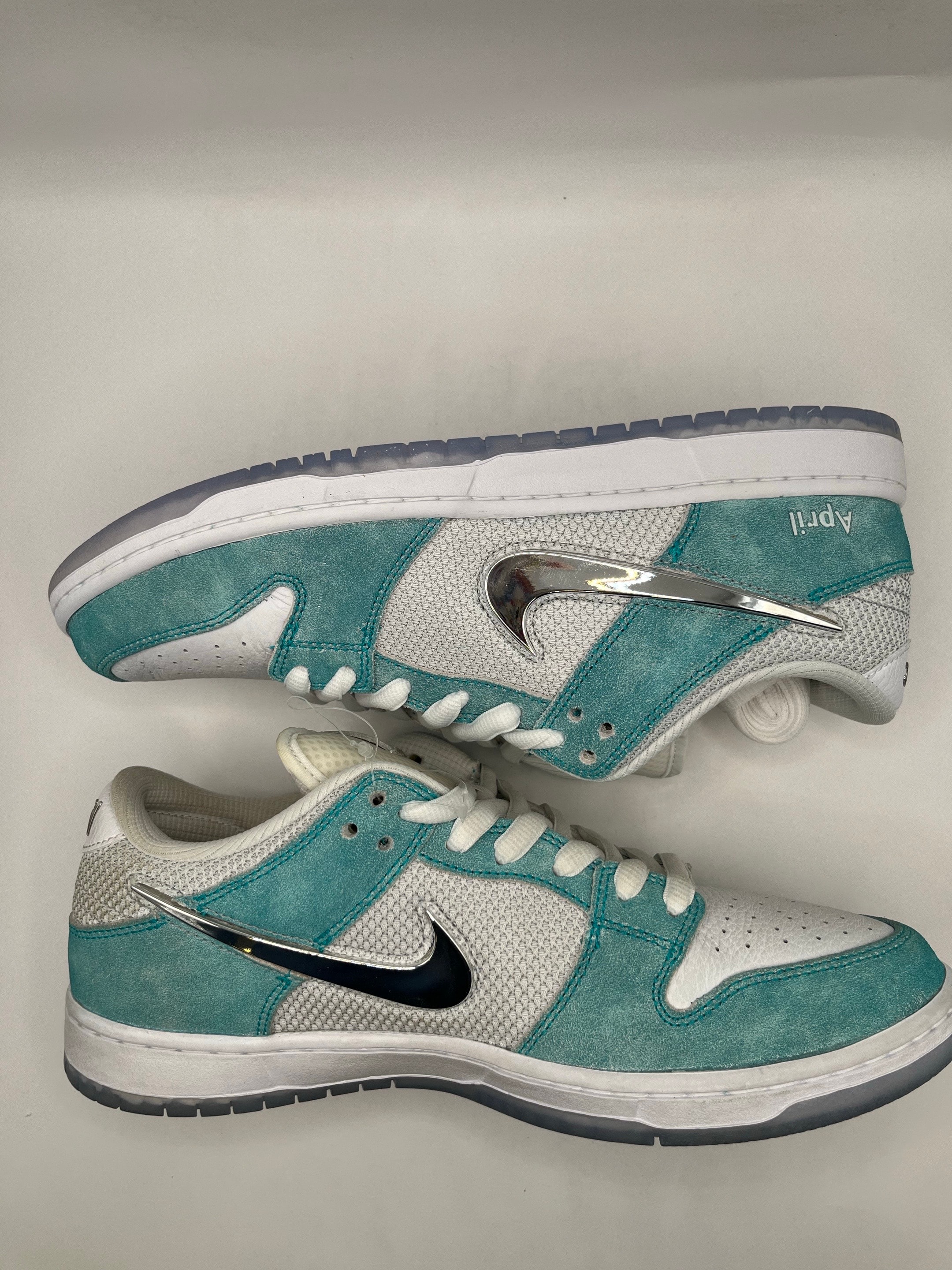 APRIL SKATEBOARDS × Nike SB Dunk Low Pro QS "White and Multi-Color"