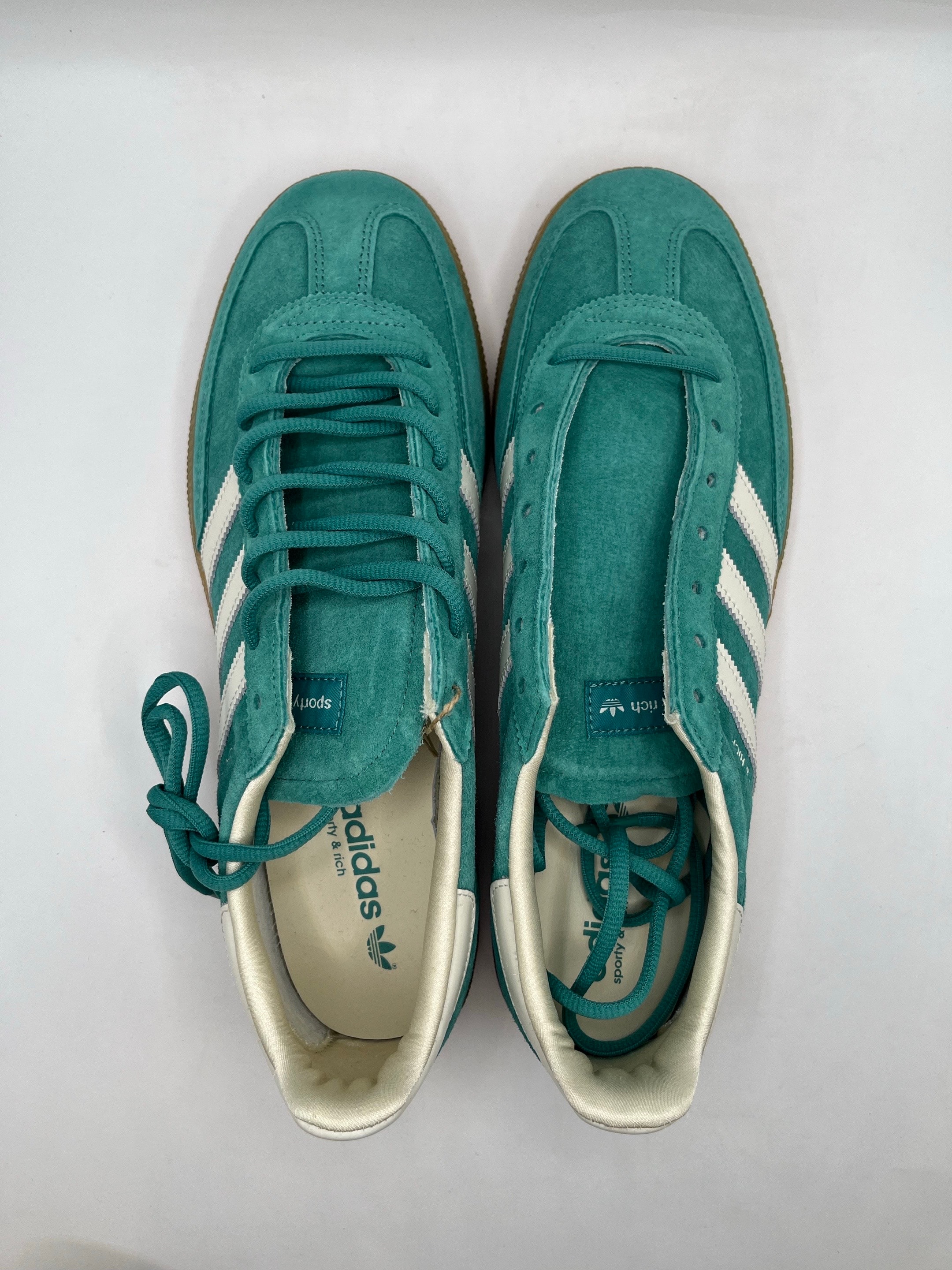 Sporty & Rich × adidas Handball Spezial "Pantone/Core White/Gum"