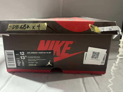 Travis Scott × Nike Air Jordan 1 Retro High OG TS SP "Sail/Dark Mocha"