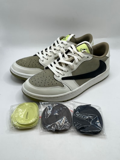 Travis Scott × Nike Air Jordan 1 Low Golf NRG "Neutral Olive"