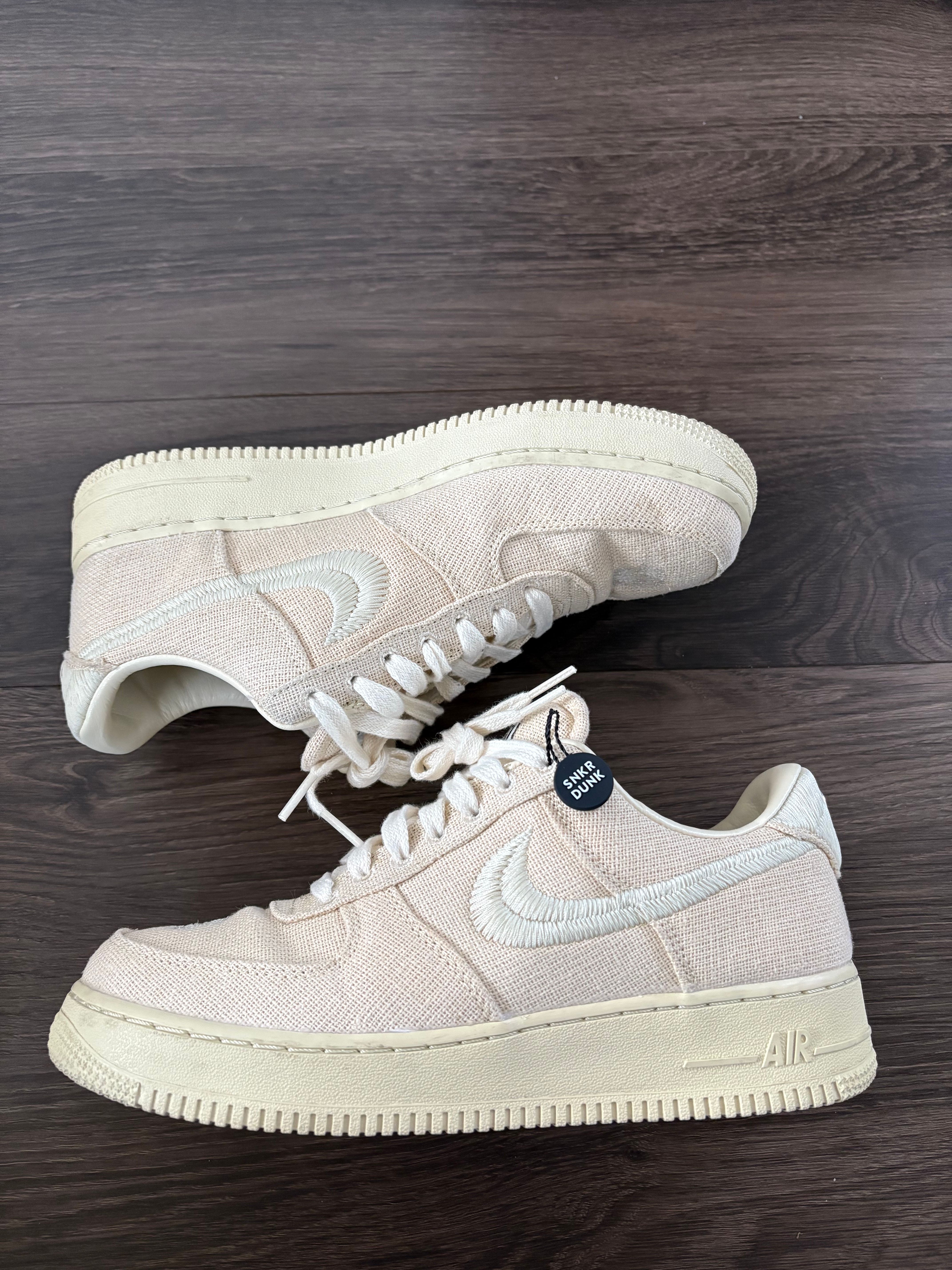 Stussy × Nike Air Force 1 Low "Fossil Stone"