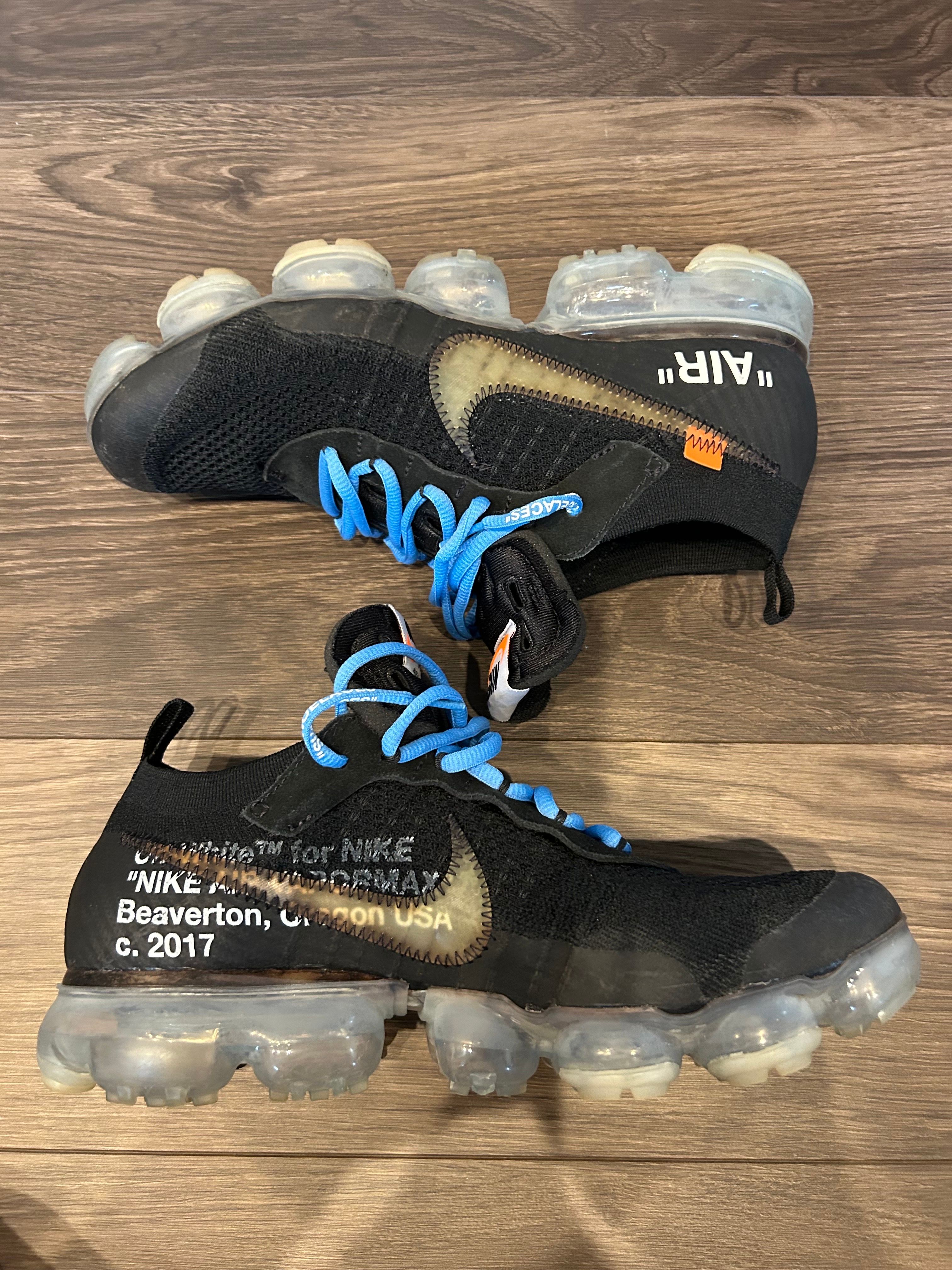 Off-White × Nike Air Vapormax "Black/Total Orange/Clear"