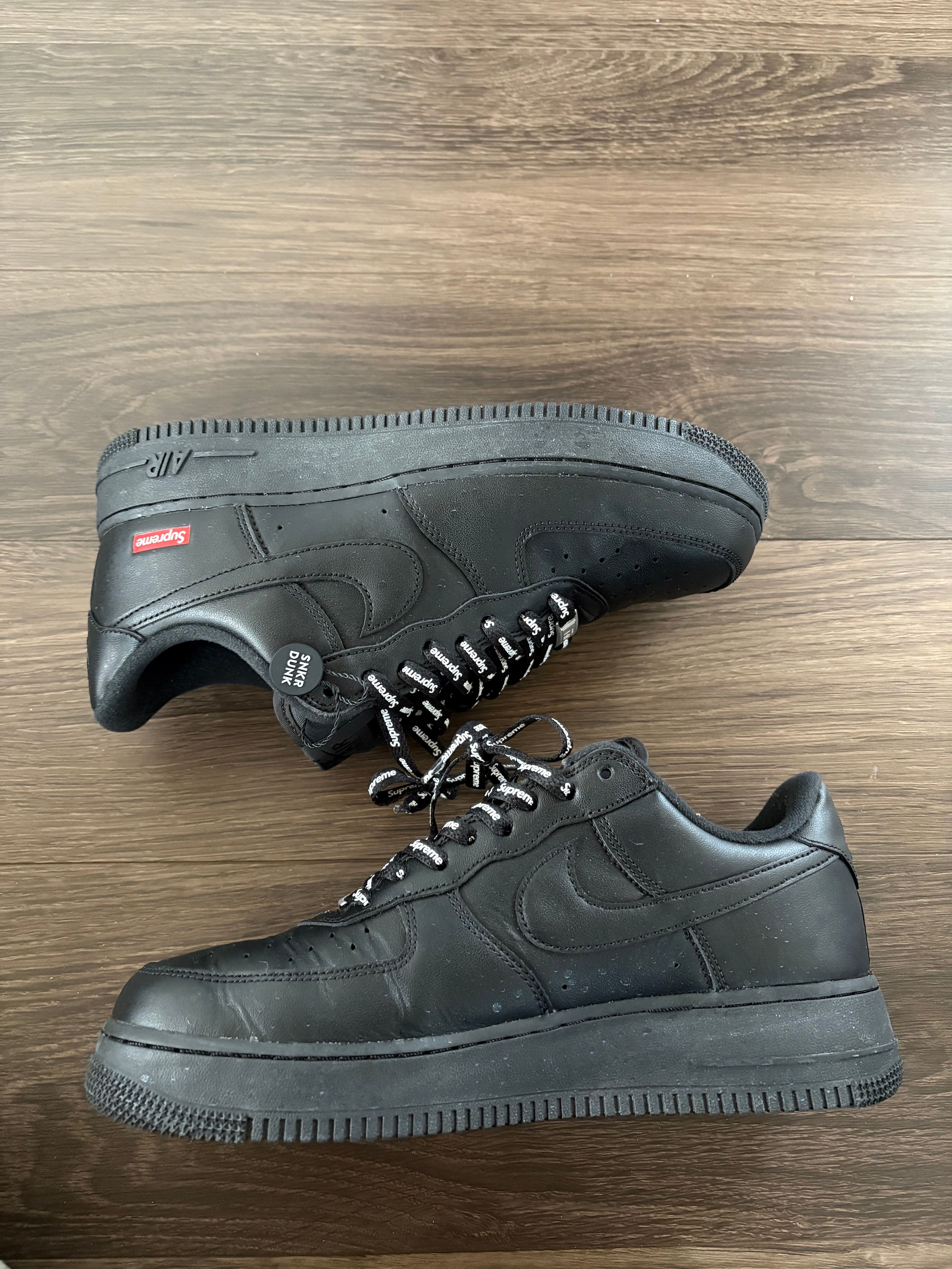 Supreme × Nike Air Force 1 Low "Black"