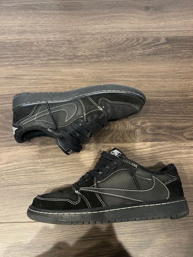 Travis Scott × Nike Air Jordan 1 Low OG SP "Black Phantom"
