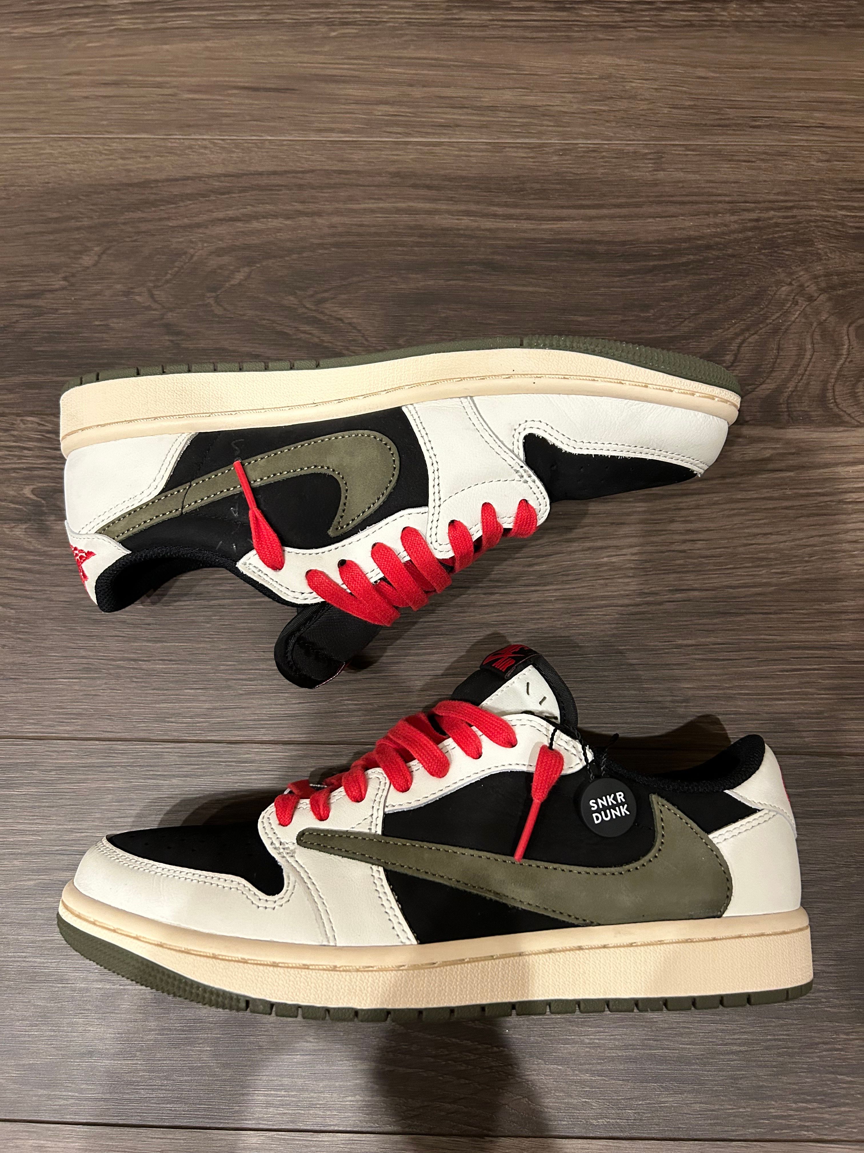 Travis Scott × Nike Women's Air Jordan 1 Low OG "Medium Olive"