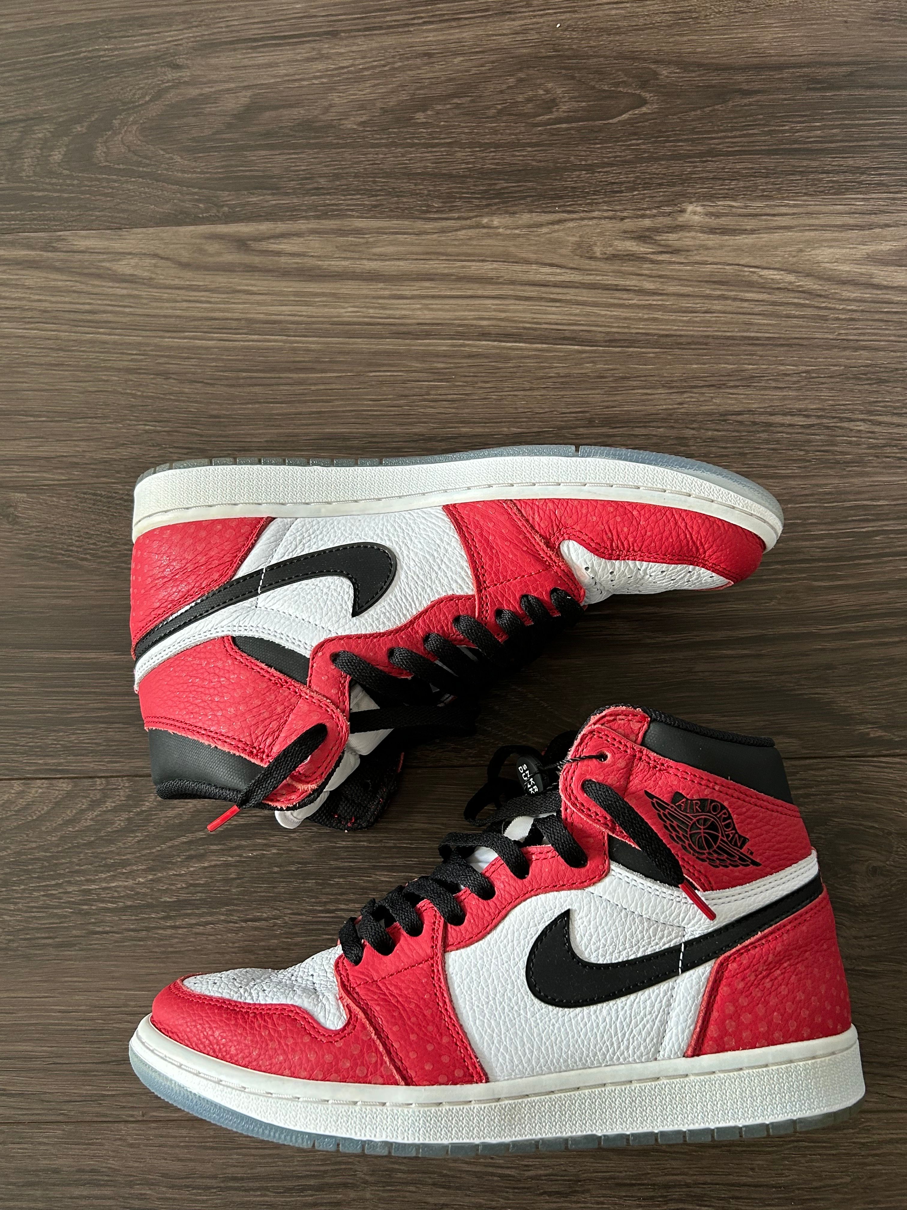Spiderman × Nike Air Jordan 1 Origin Story "Gym Red/White/Photo Blue/Black"