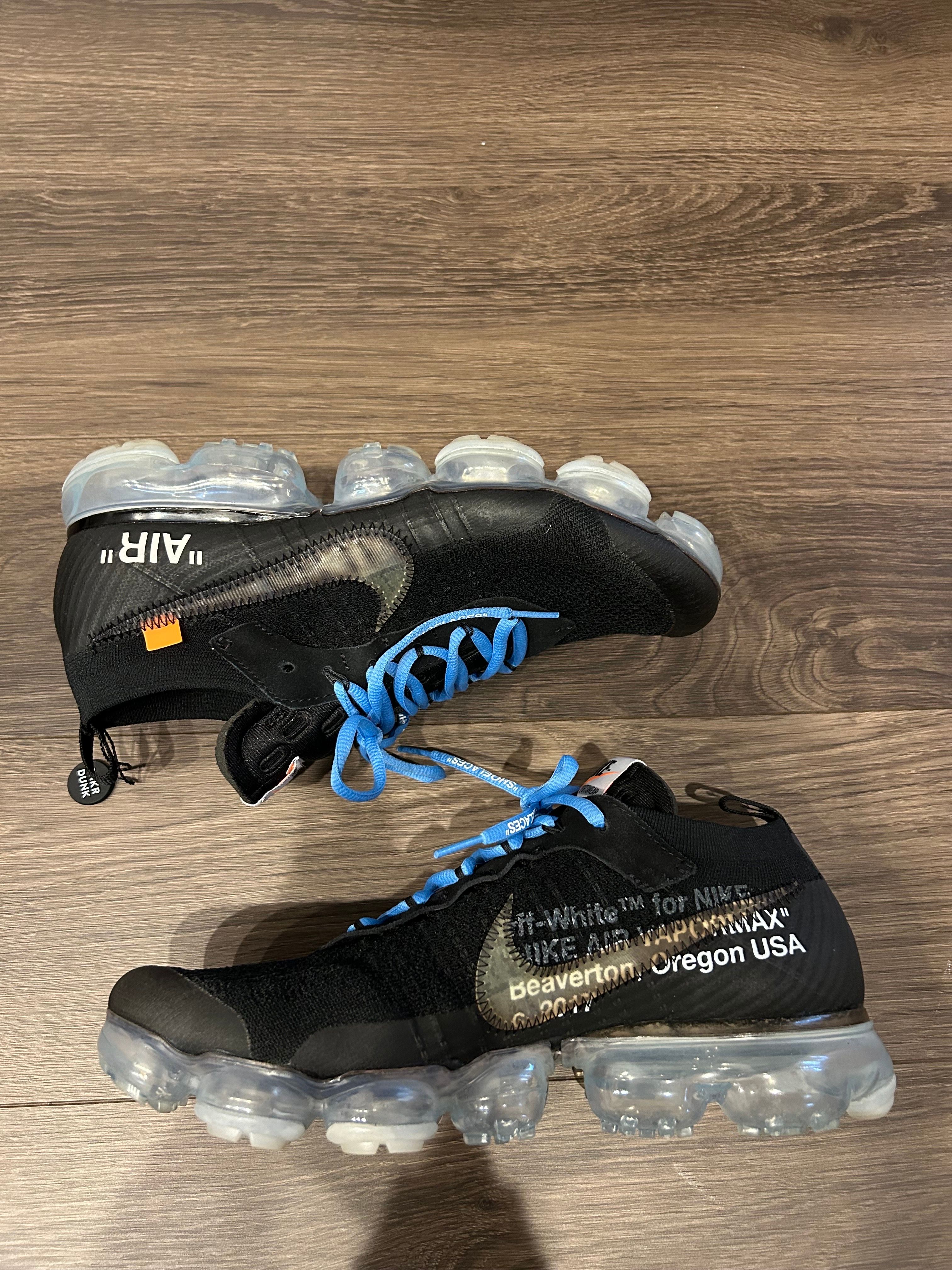 Off-White × Nike Air Vapormax "Black/Total Orange/Clear"