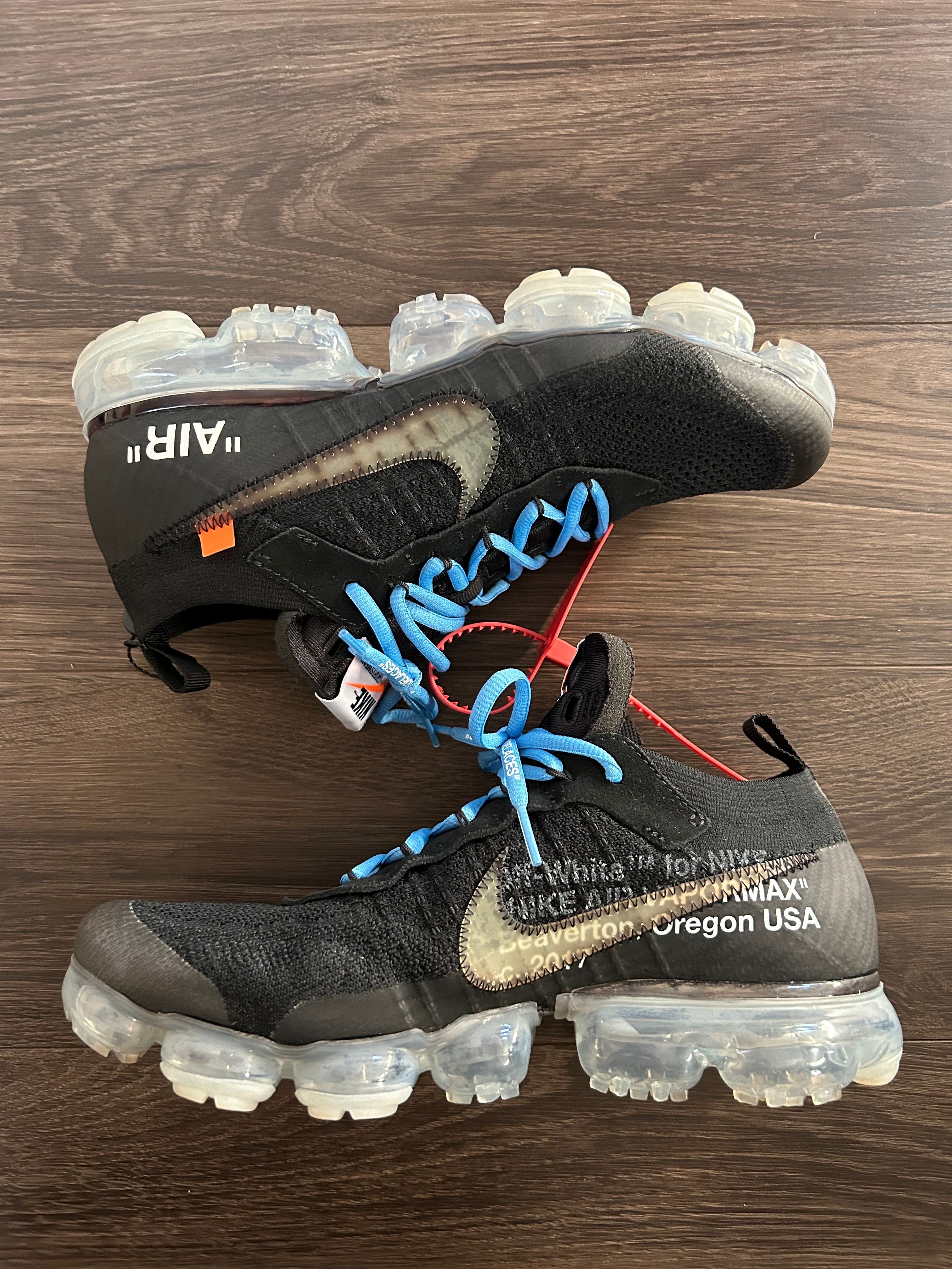 Off-White × Nike Air Vapormax "Black/Total Orange/Clear"