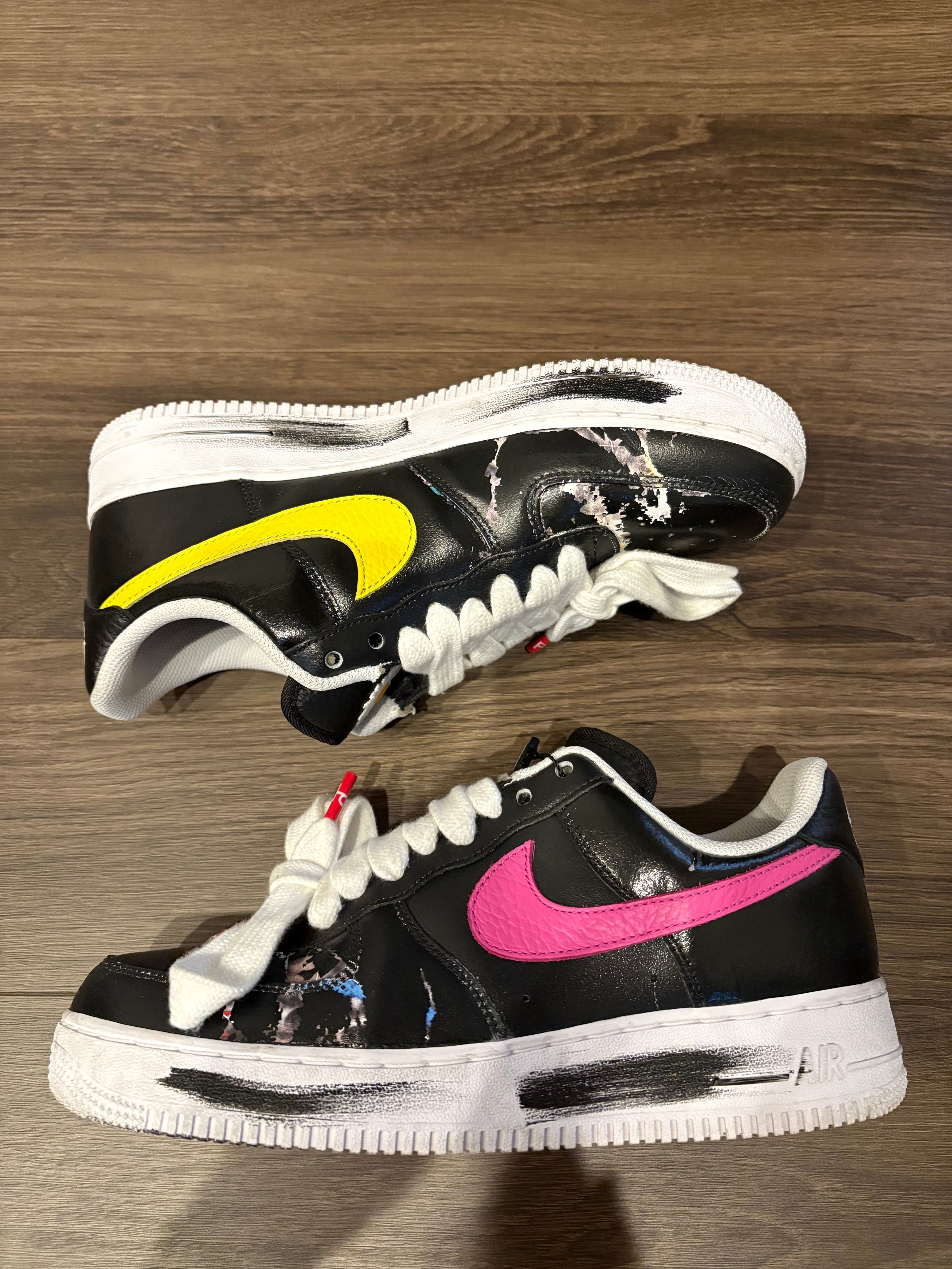 PEACEMINUSONE × Nike Air Force 1 Low '07 Para-Noise 3.0 "Black and Multi-Color" / G-DRAGON
