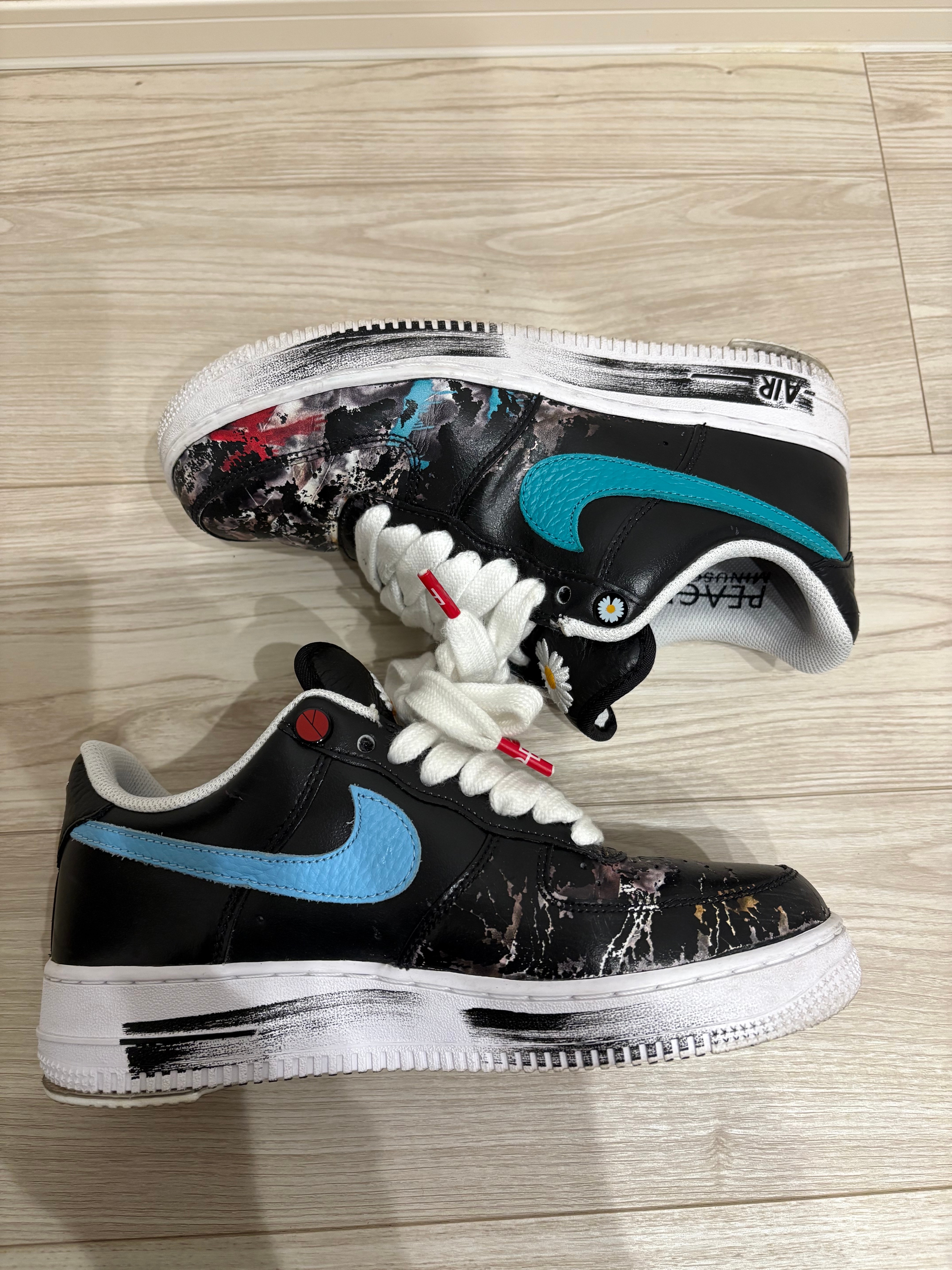 PEACEMINUSONE × Nike Air Force 1 Low '07 Para-Noise 3.0 "Black and Multi-Color" / G-DRAGON