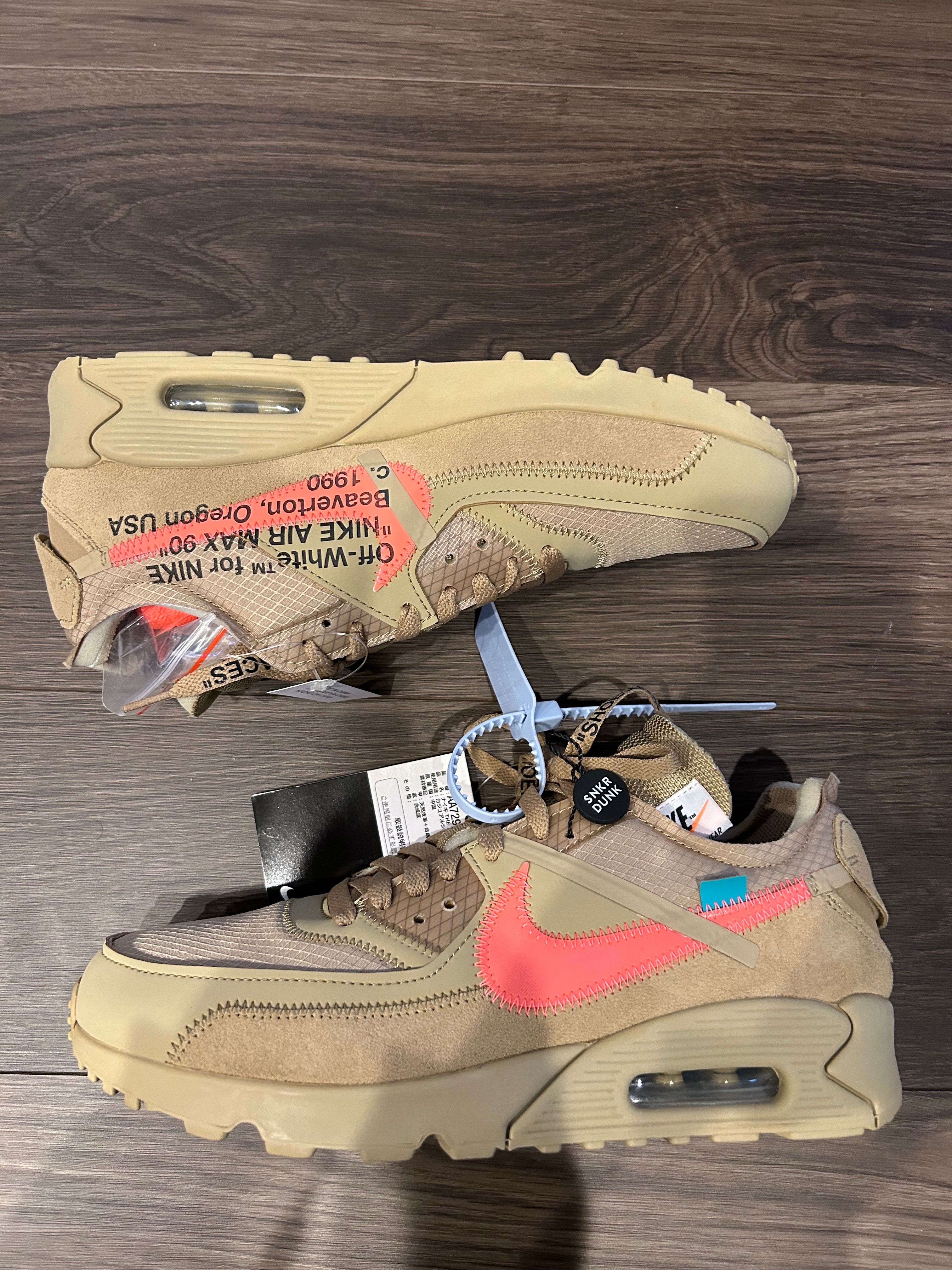Off-White × Nike Air Max 90 "Desert Ore"