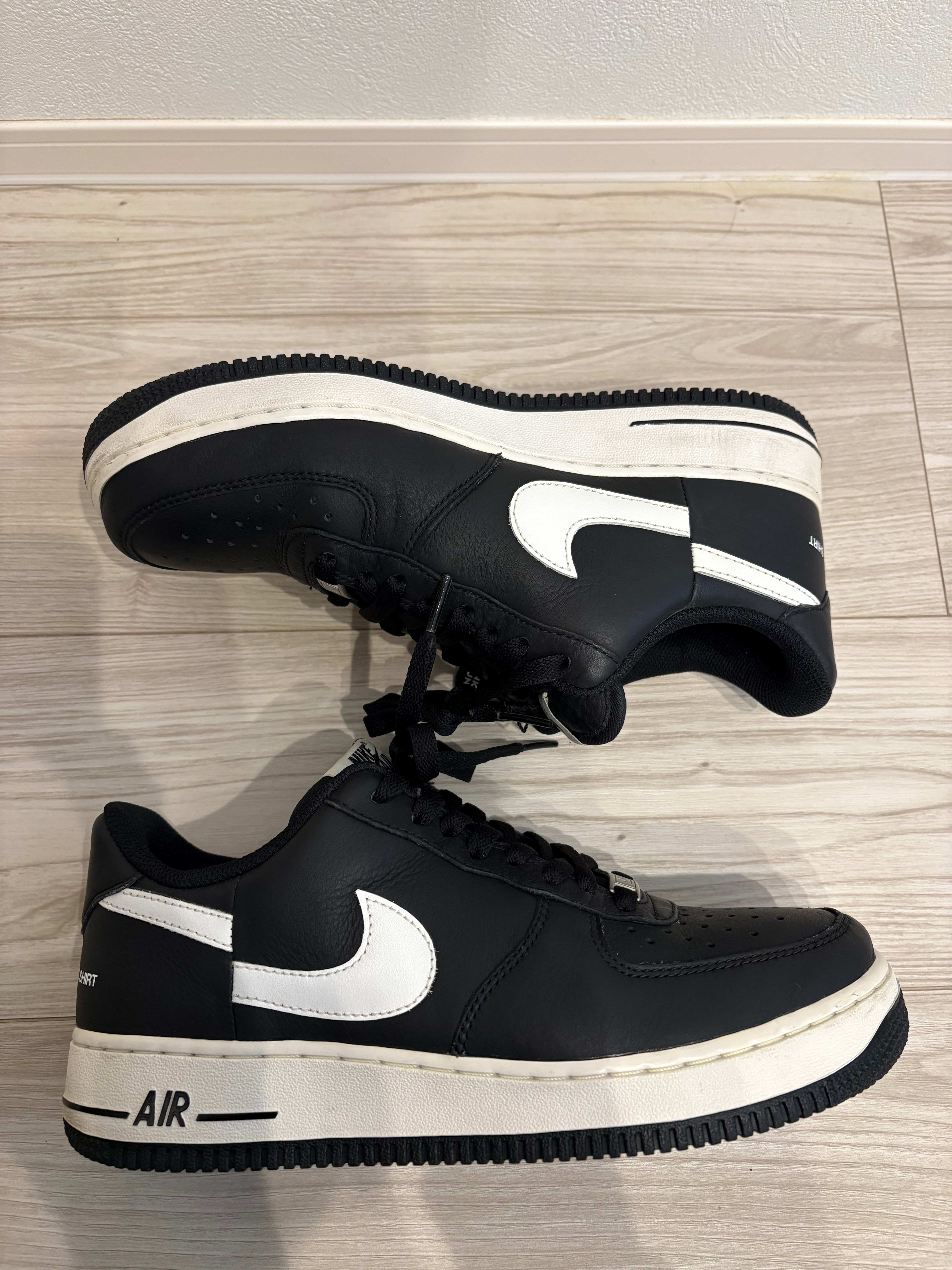 Supreme × COMME des GARCONS SHIRT × Nike Air Force 1 Low "Black/White" (2018)