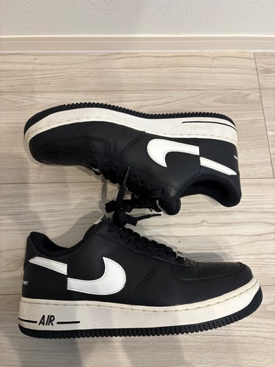 Supreme × COMME des GARCONS SHIRT × Nike Air Force 1 Low "Black/White" (2018)