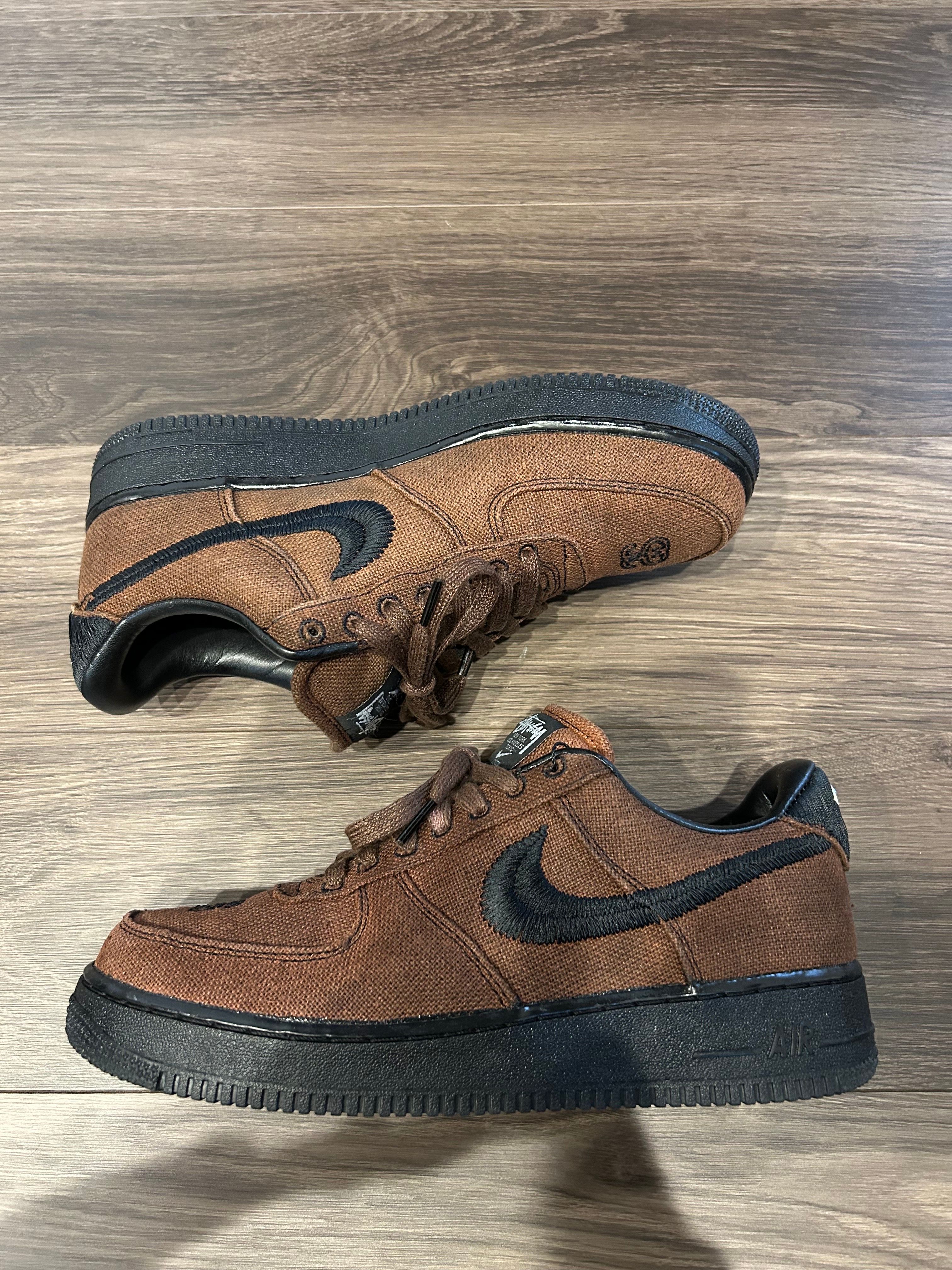 Stussy × Nike Air Force 1 Low "Triple Black"