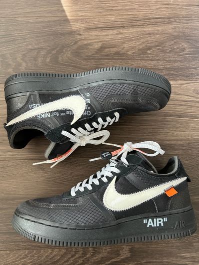 Off-White × Nike Air Force 1 Low "Black"