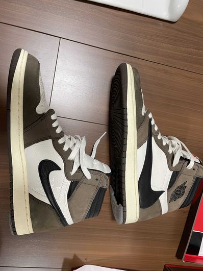Travis Scott × Nike Air Jordan 1 Retro High OG TS SP "Sail/Dark Mocha"