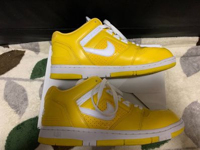 Supreme × Nike SB Air Force 2 "Varsity Maize"