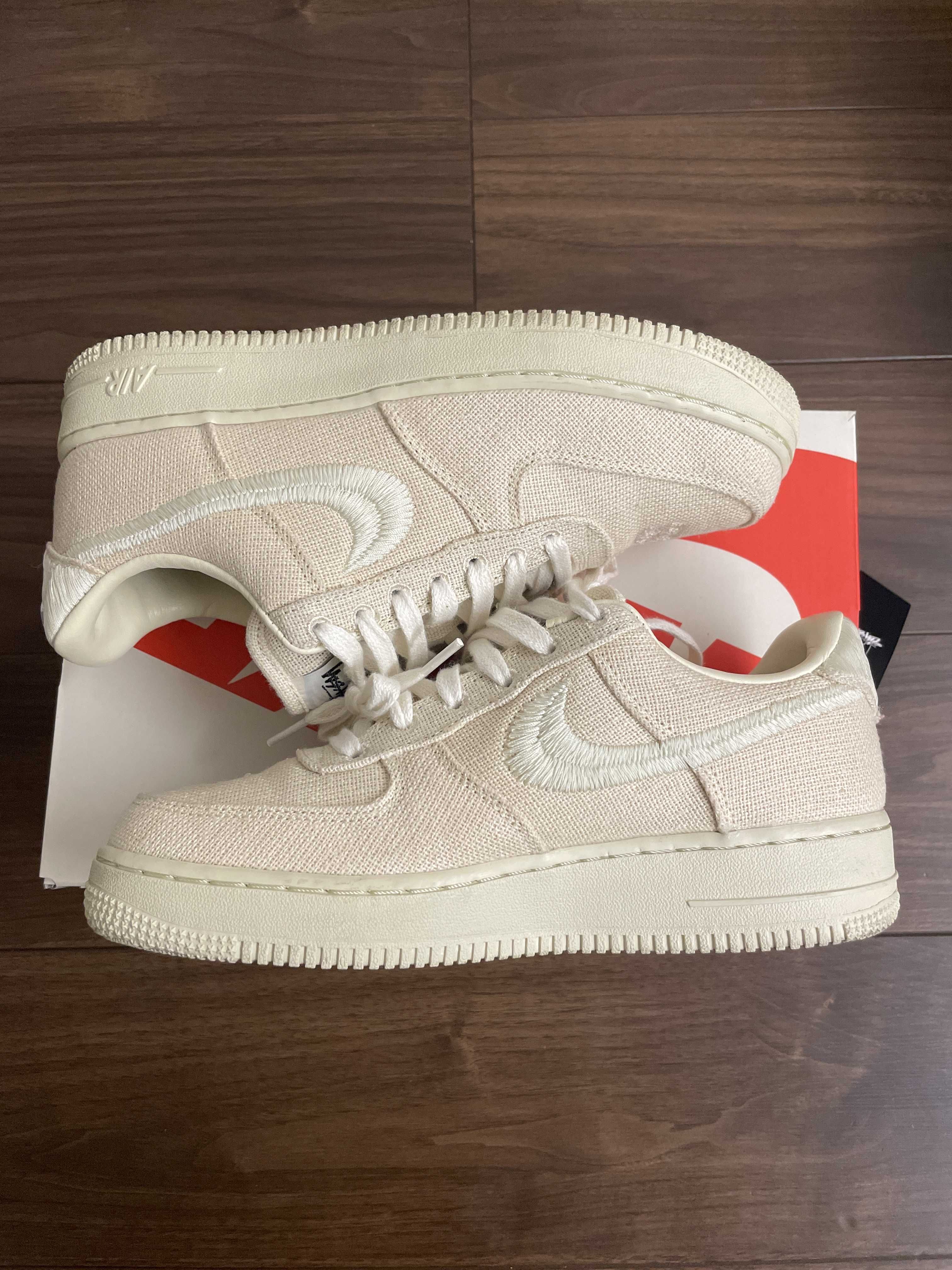 Stussy × Nike Air Force 1 Low "Fossil Stone"