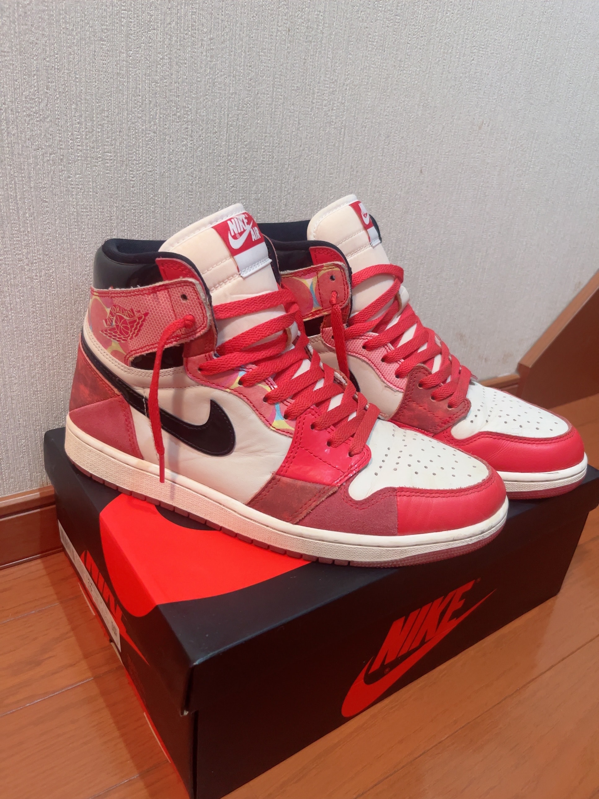 Spider-Man × Nike Air Jordan 1 Retro High OG SP "Spider-Man: Across the Spider-Verse/University Red"