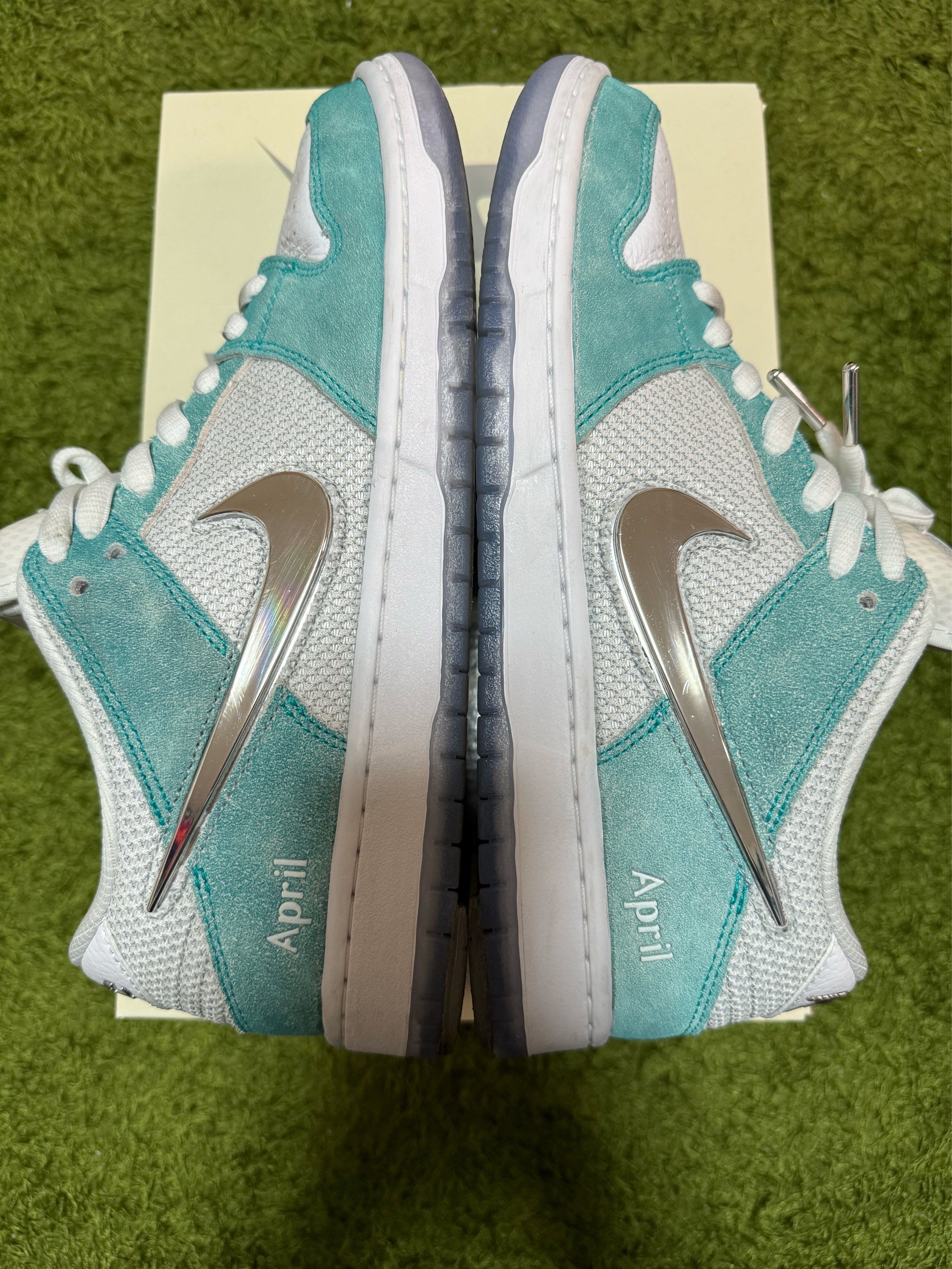 APRIL SKATEBOARDS × Nike SB Dunk Low Pro QS "White and Multi-Color"