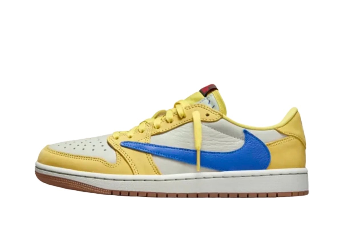 Travis Scott × Nike Women's Air Jordan 1 Retro Low OG "Canary"
