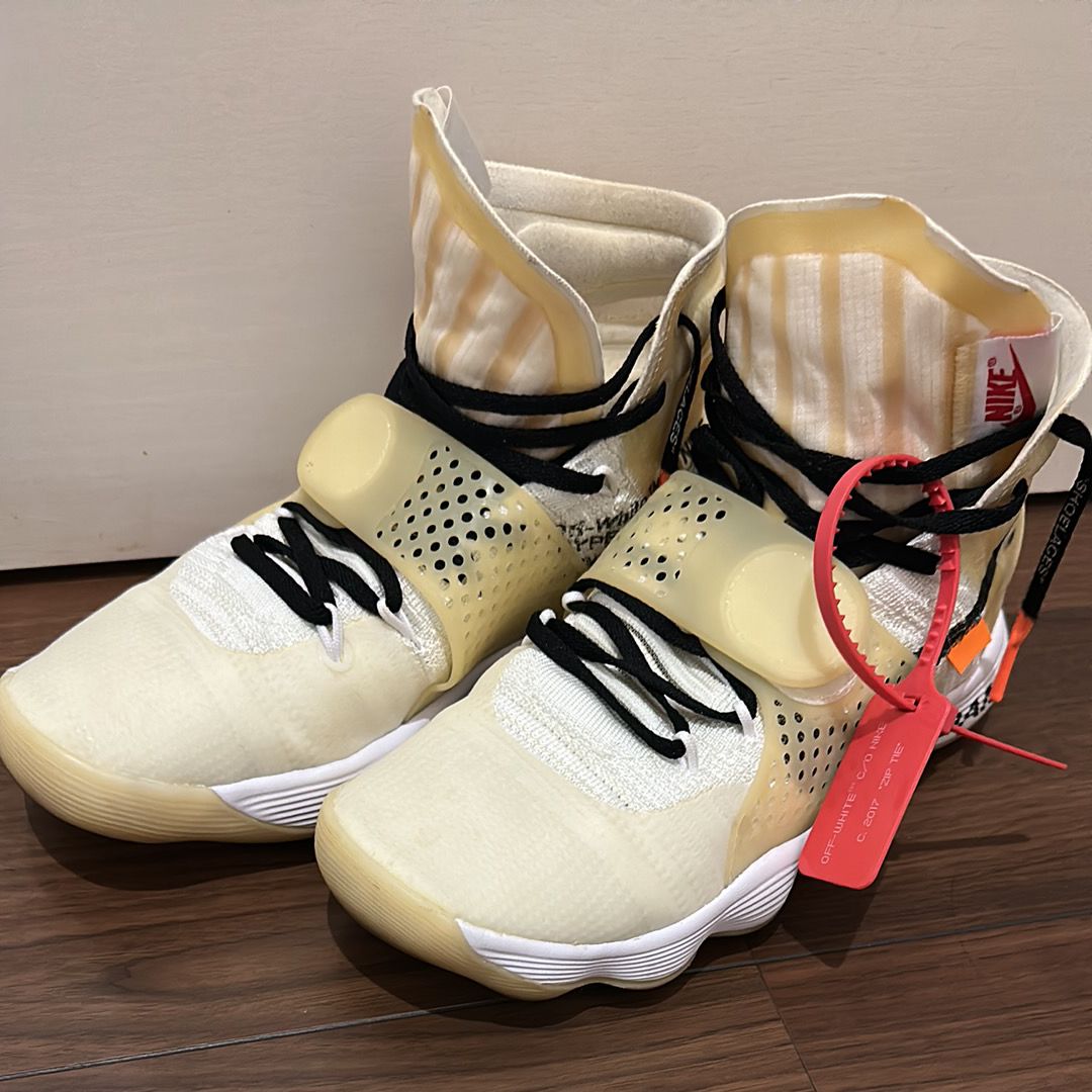 Off-White × Nike React Hyperdunk 2017 Flyknit "The 10/White"