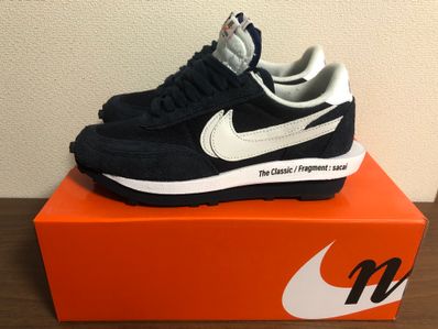 Fragment × sacai × Nike LD Waffle "Blackended Blue"
