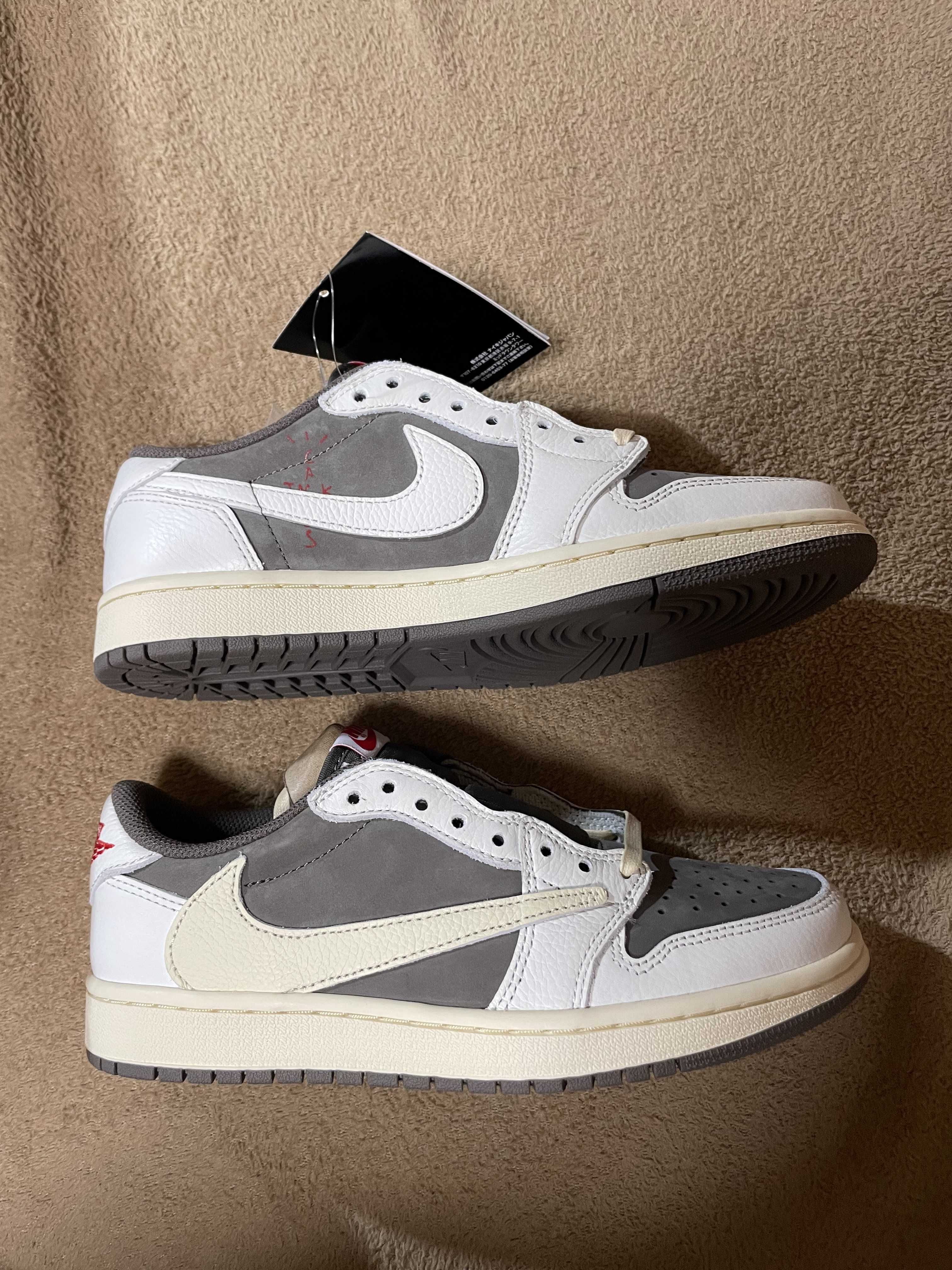Travis Scott × Nike Air Jordan 1 Low OG SP "Reverse Mocha/Sail and Ridgerock"