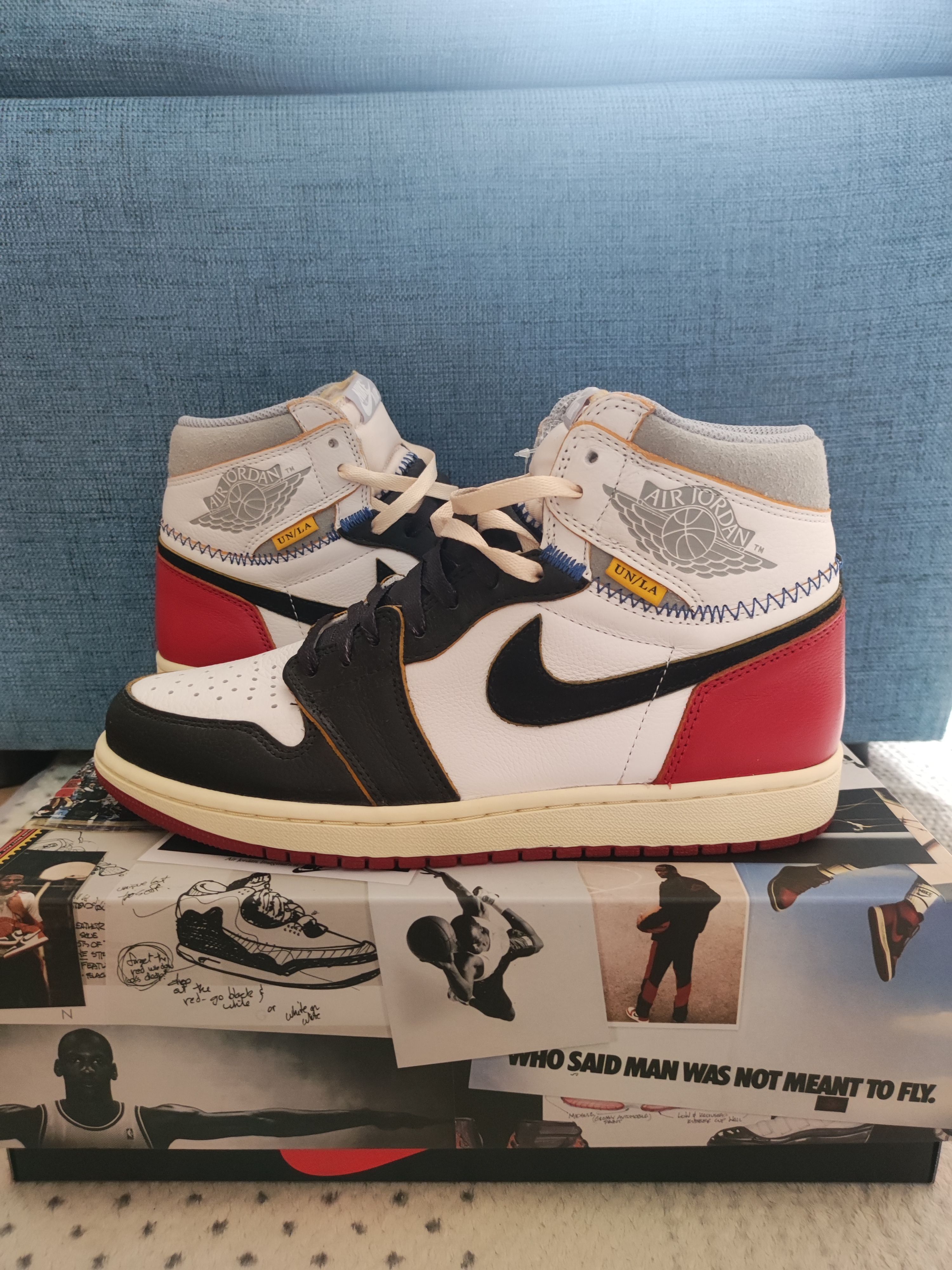 UNION × Nike Air Jordan 1 Retro High OG NRG "Varsity Red/Wolf Grey"