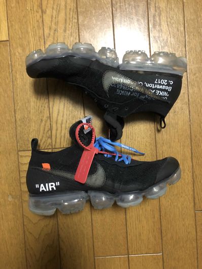 Off-White × Nike Air Vapormax "Black/Total Orange/Clear"