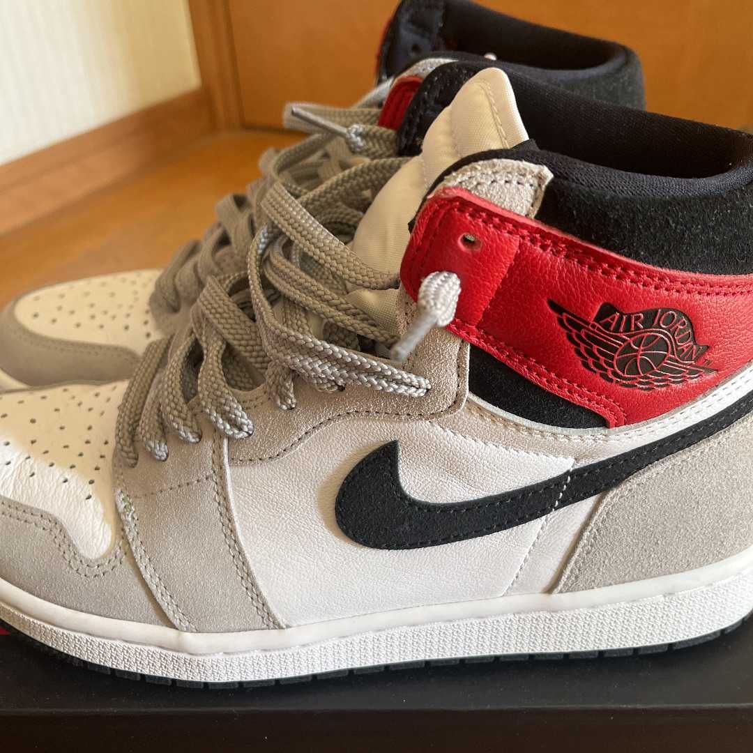 Nike Air Jordan 1 High OG "White/Black/Light Smoke Grey"