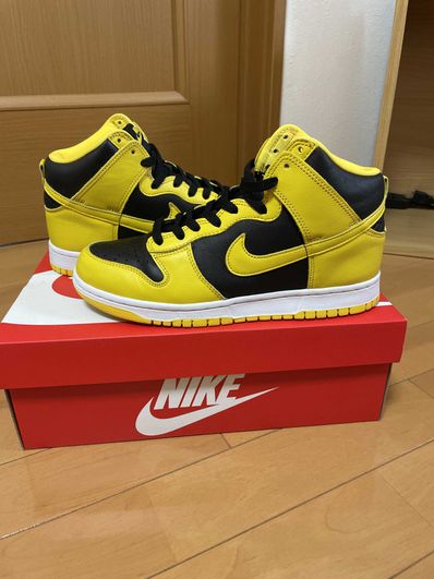 Nike Dunk High "Black/Varsity Maize"