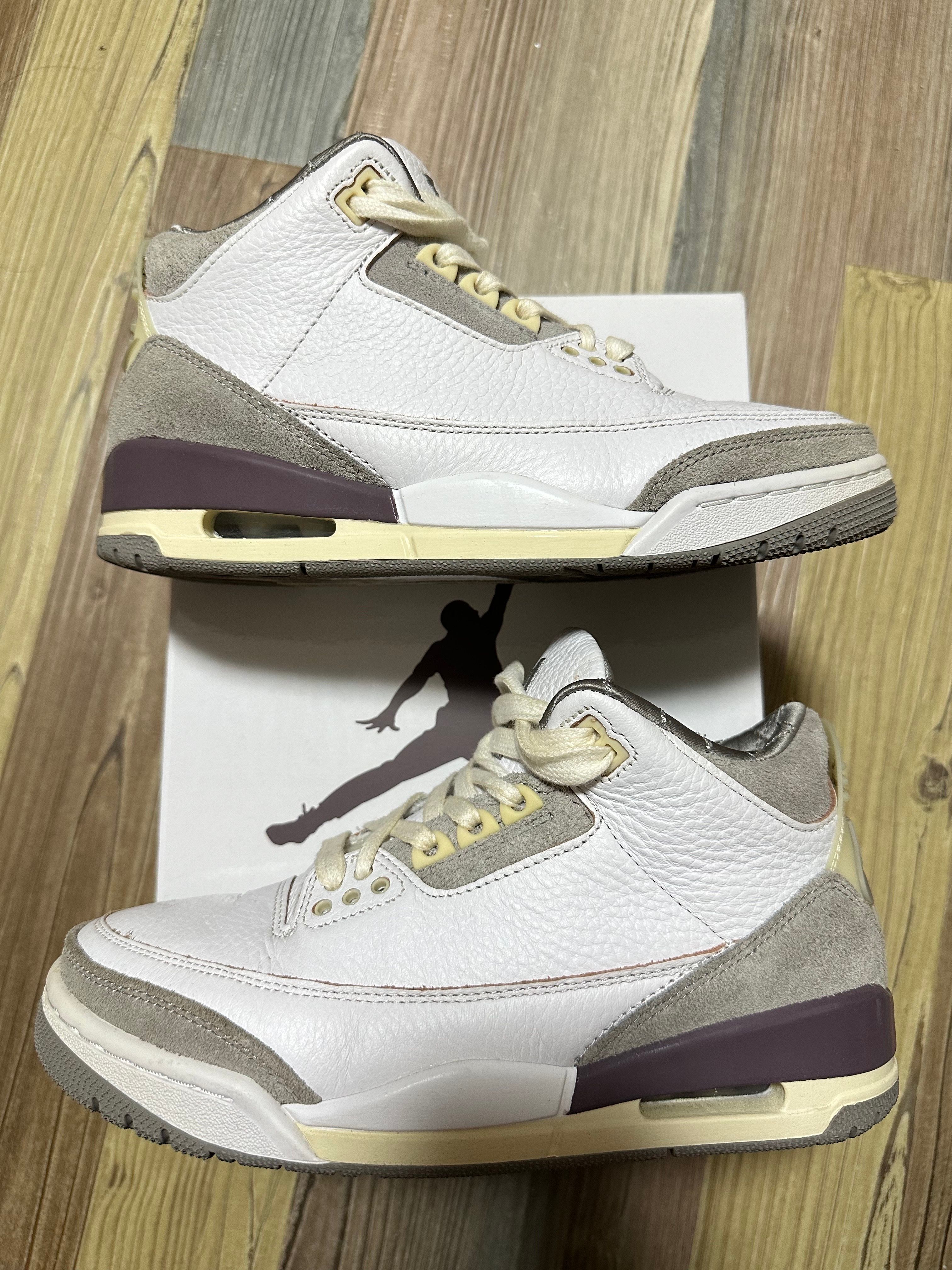 A Ma Maniere × Nike Women's Air Jordan 3 Retro SP "White/Medium Grey Violet Ore"