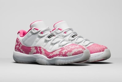 Nike Women's Air Jordan 11 Low "Snakeskin Pink"
