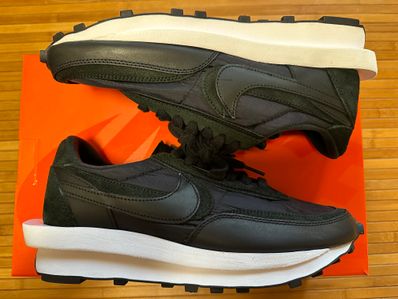 sacai × Nike LDV Waffle "Triple Black"