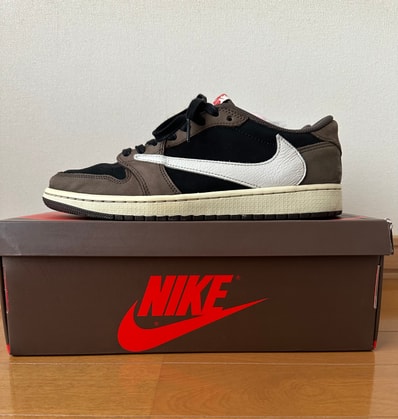 Travis Scott × Nike Air Jordan 1 Low OG SP-T "Black/Dark Mocha"
