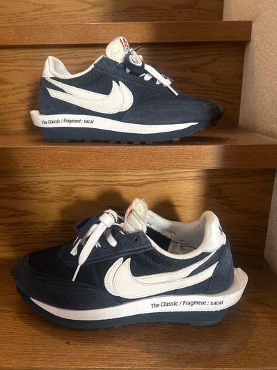 Fragment × sacai × Nike LD Waffle "Blackended Blue"