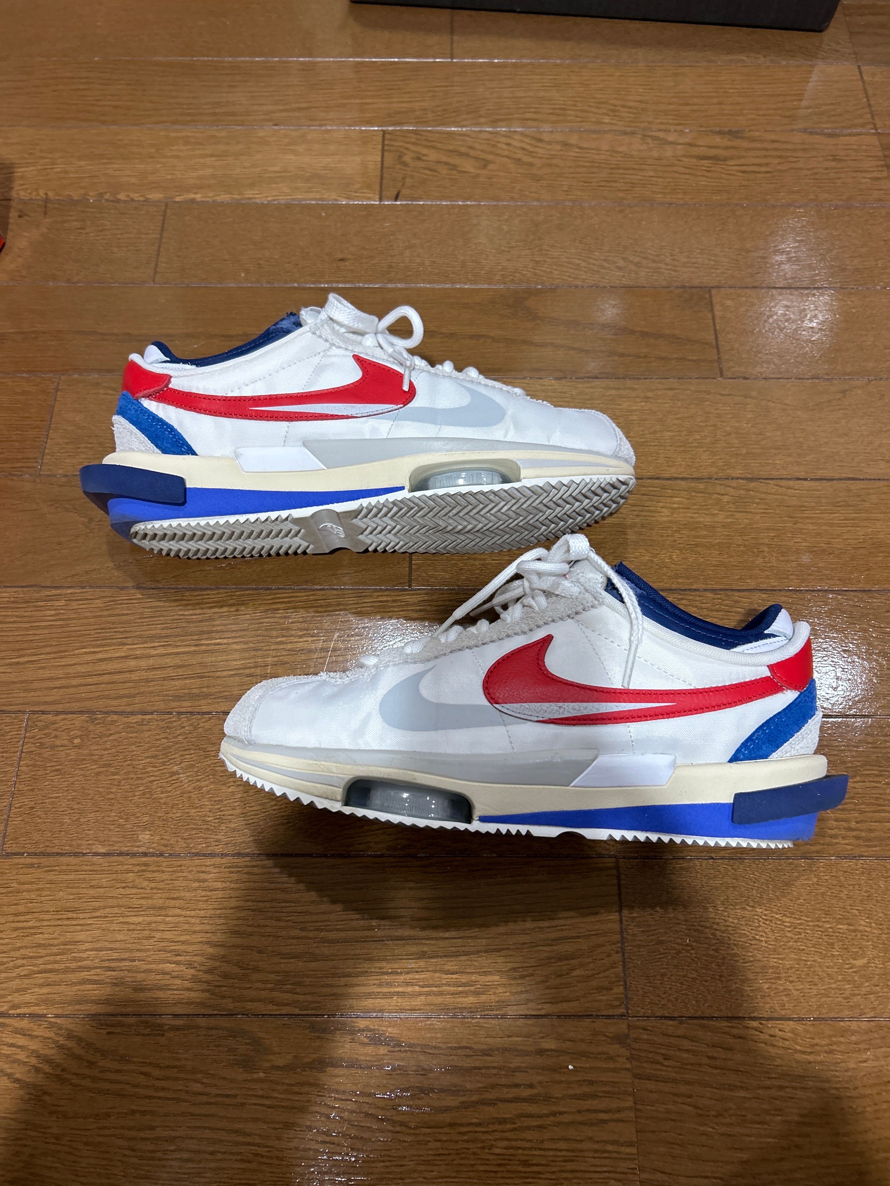 sacai × Nike Zoom Cortez "White and University Red"