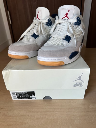 Nike SB Air Jordan 4 Retro SP "Summit White/Navy"