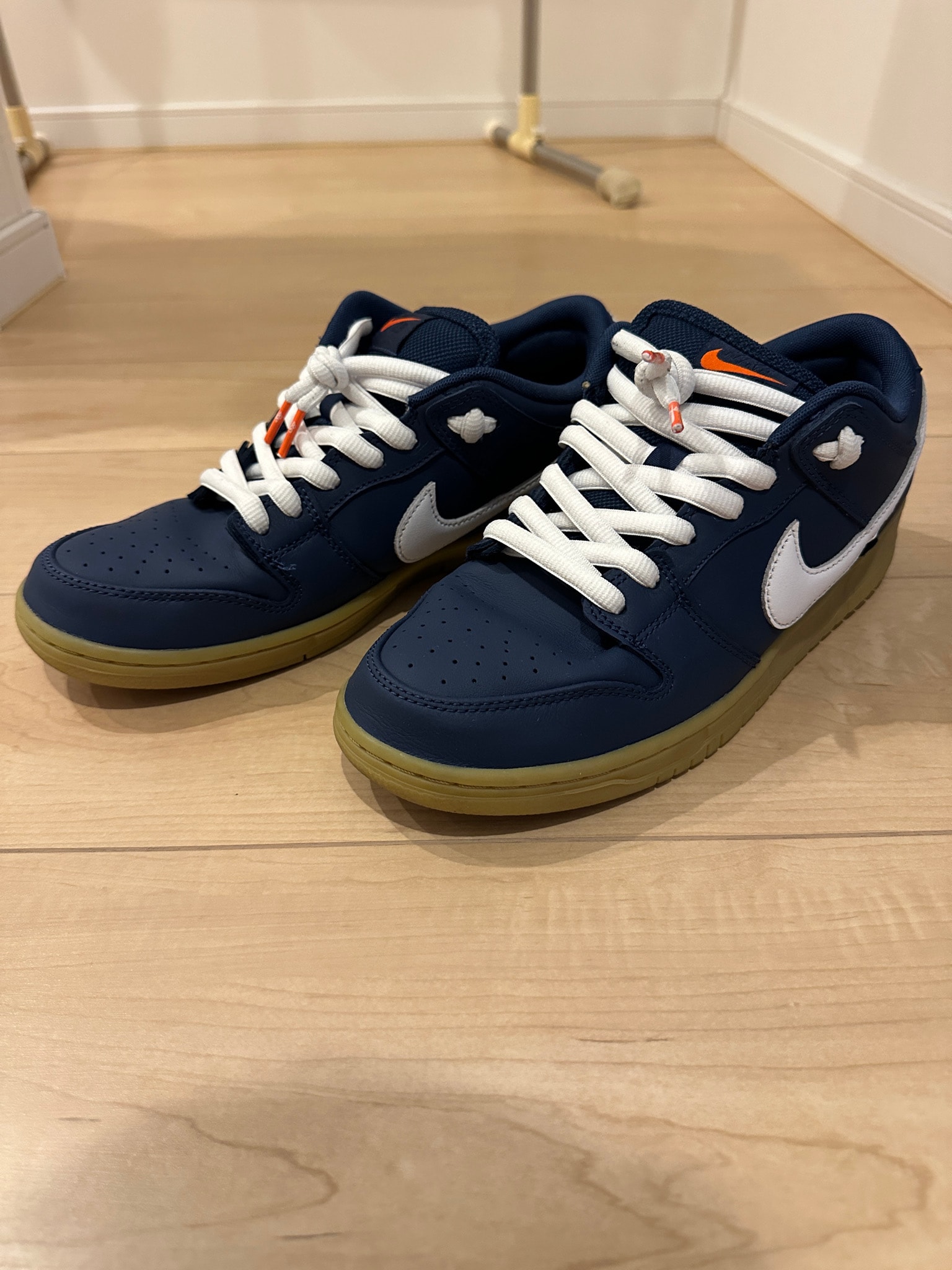 Nike SB Dunk Low Pro ISO Orange Label "Navy Gum"