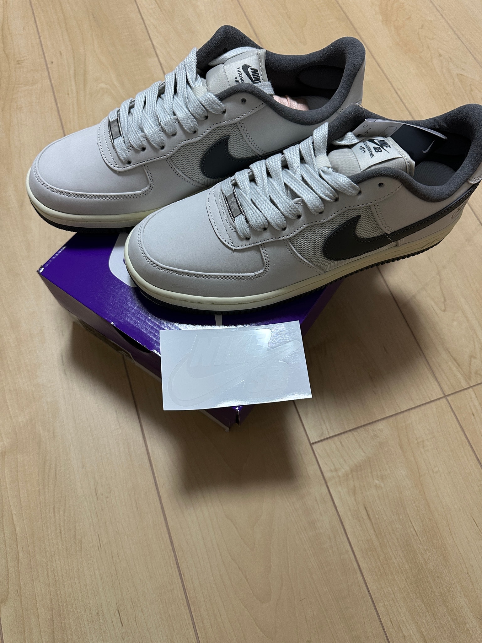 Yuto Horigome × Nike SB Air Force 1 Low "Light Bone/Iron Grey"