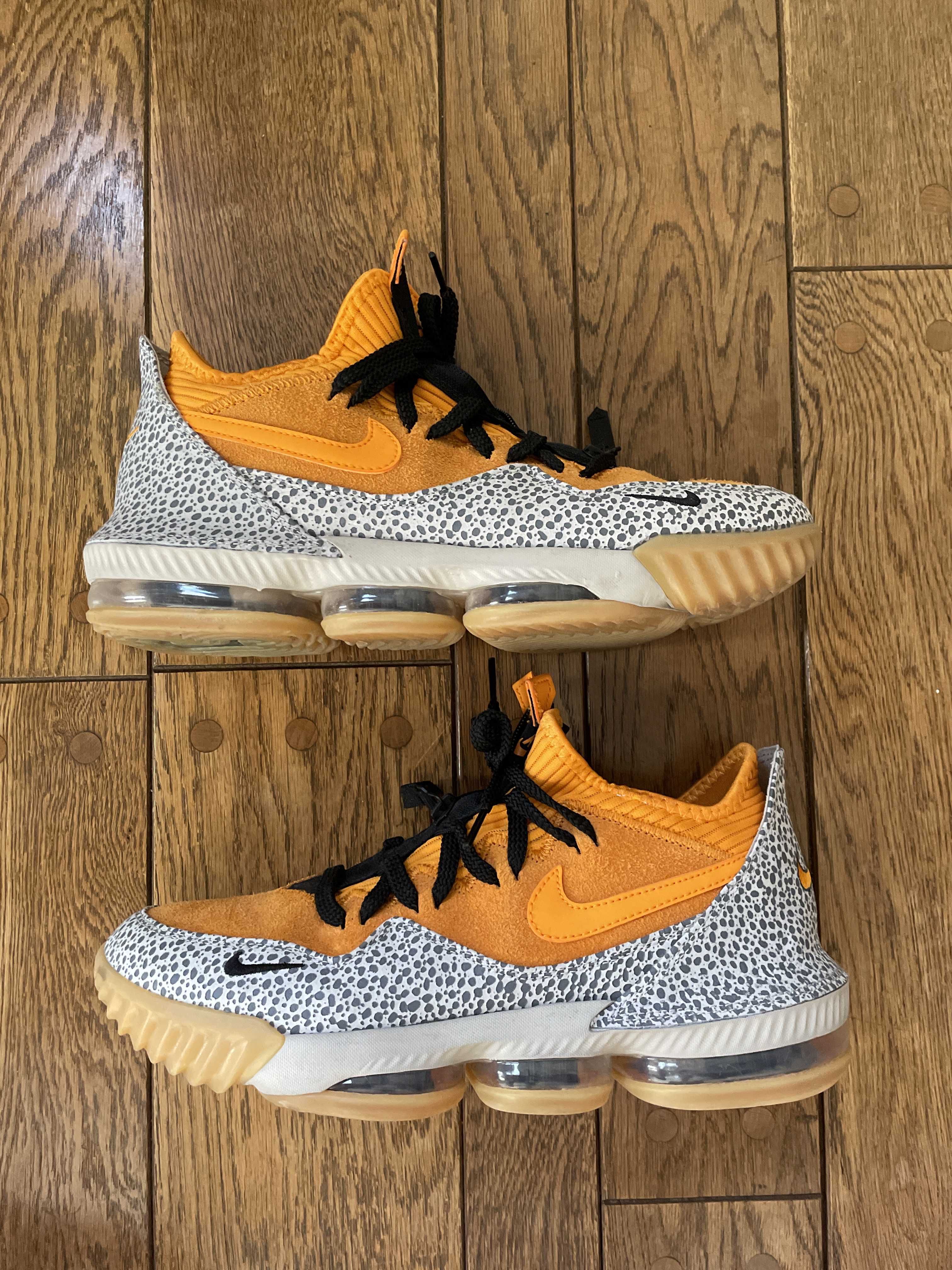 atmos × Nike LeBron 16 Low "Safari" (CD9471-800/CI3358-800)