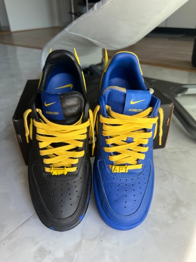 AMBUSH × Nike Air Force 1 Low "Game Royal and Vivid Sulfur"