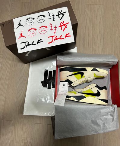 Travis Scott × Nike Jordan Jumpman Jack TR CJ1 T-Rexx "Bright Cactus"