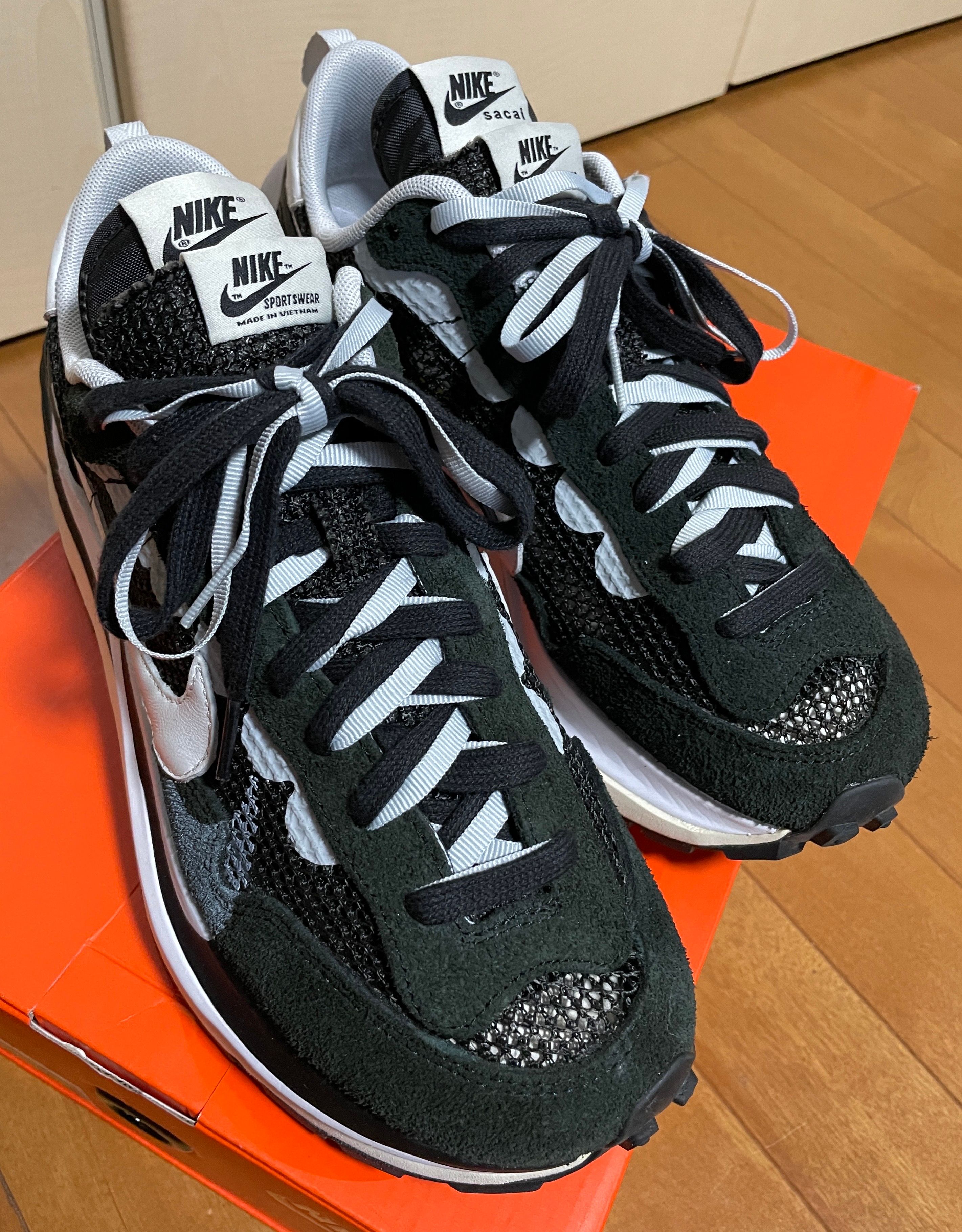 sacai × Nike Vapor Waffle "Black and White"