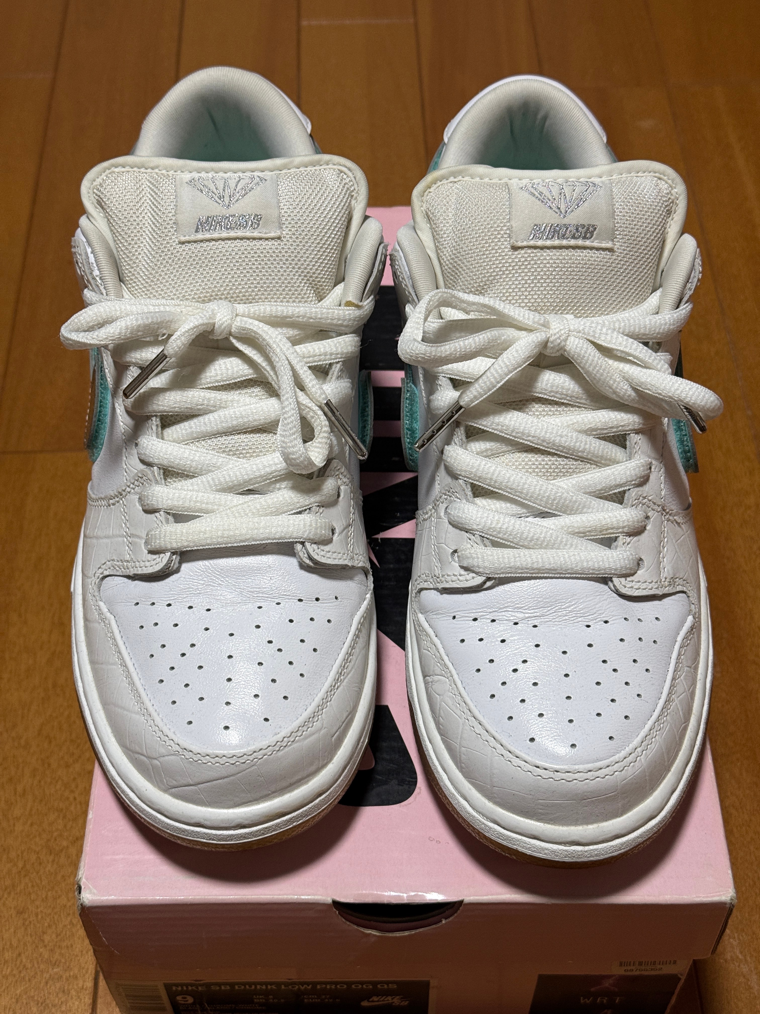 Diamond Supply Co. × Nike SB Dunk Low Pro "White"
