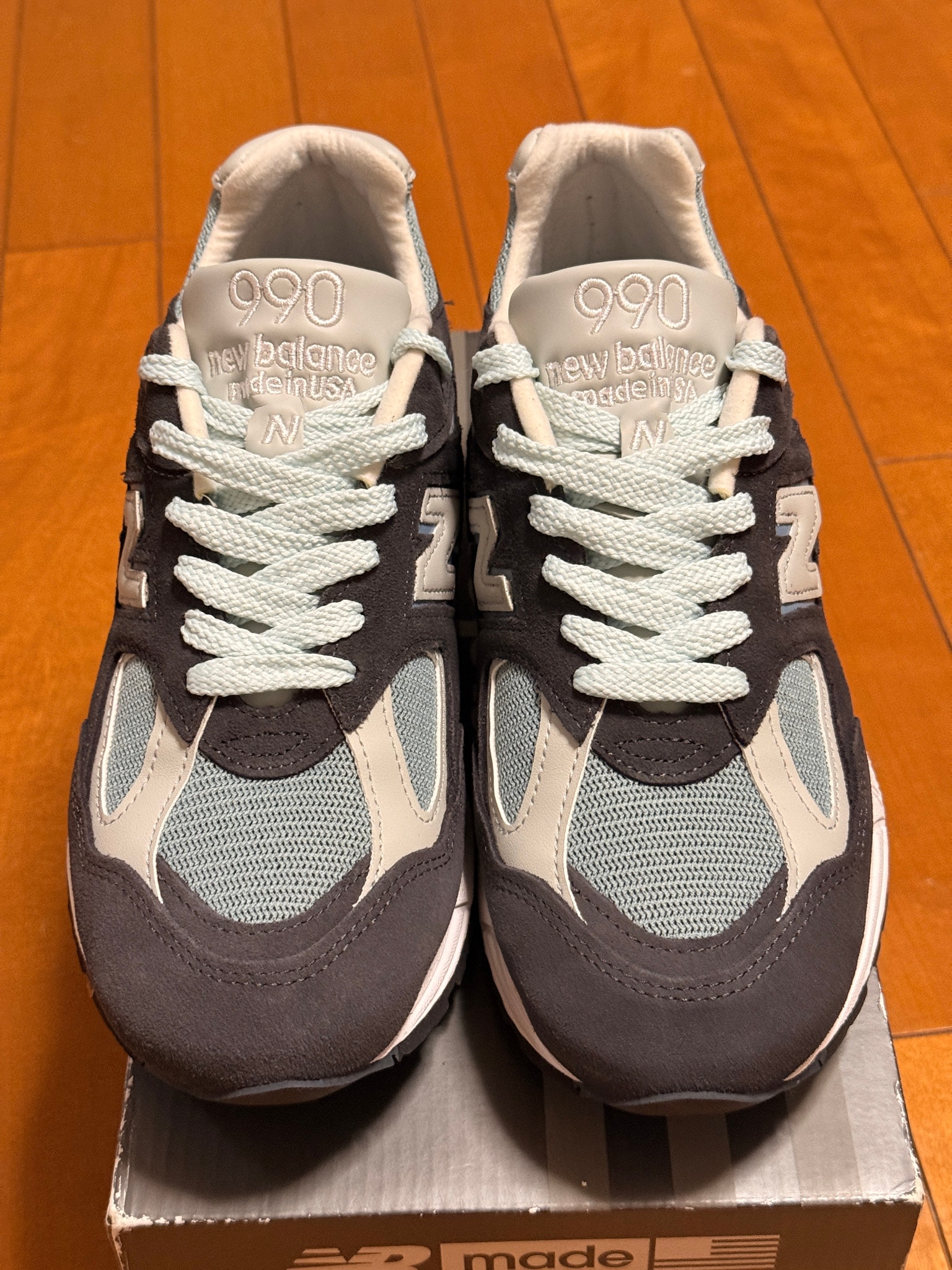 KITH Ronnie Fieg × New Balance 990V2 "Steel Blue"